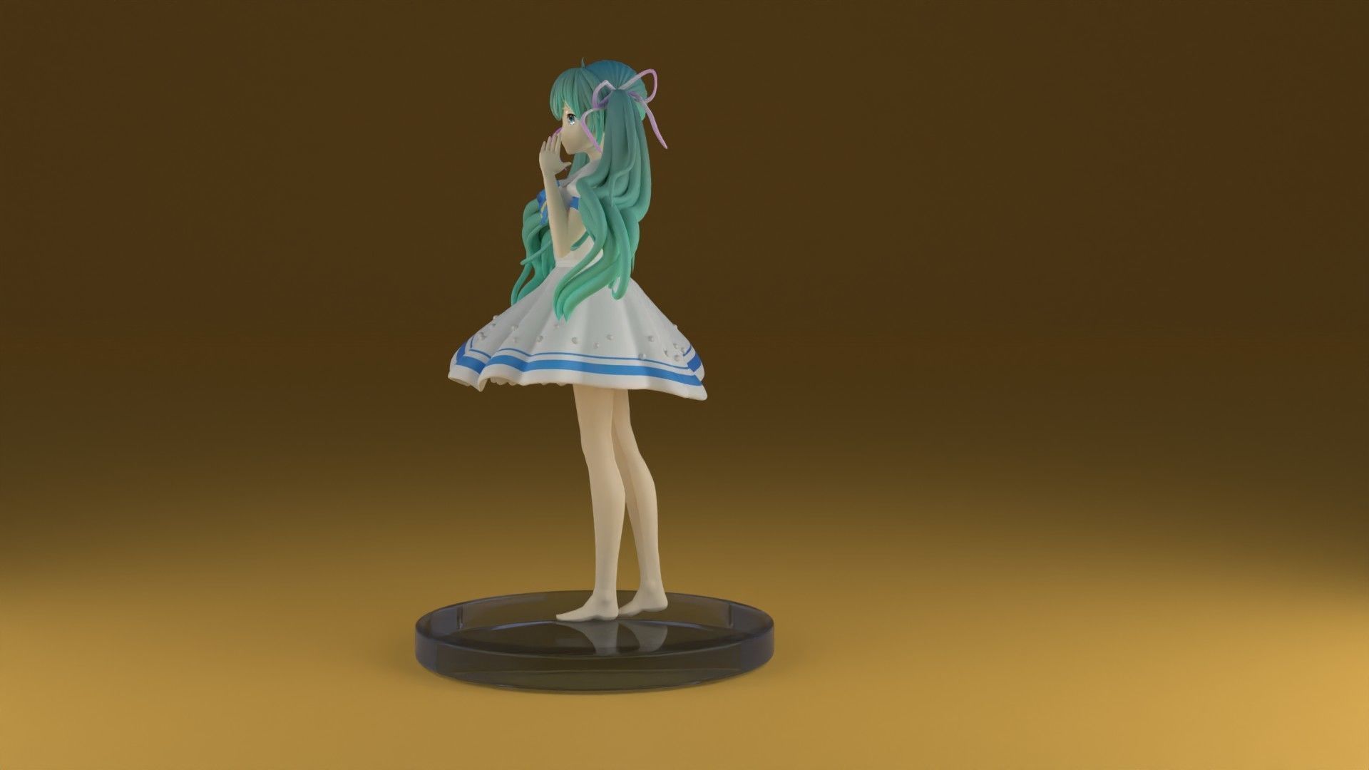 miku hatsune 3D print model_6