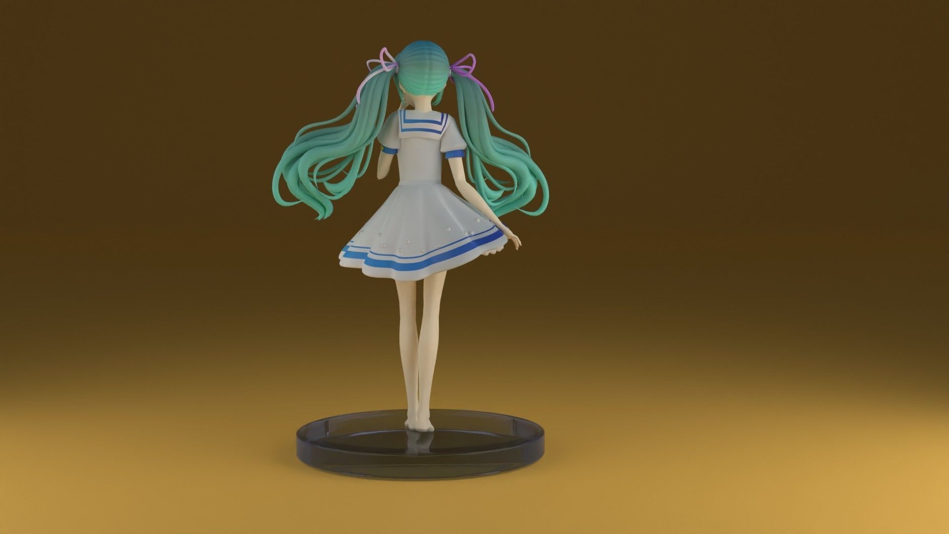 miku hatsune 3D print model_4