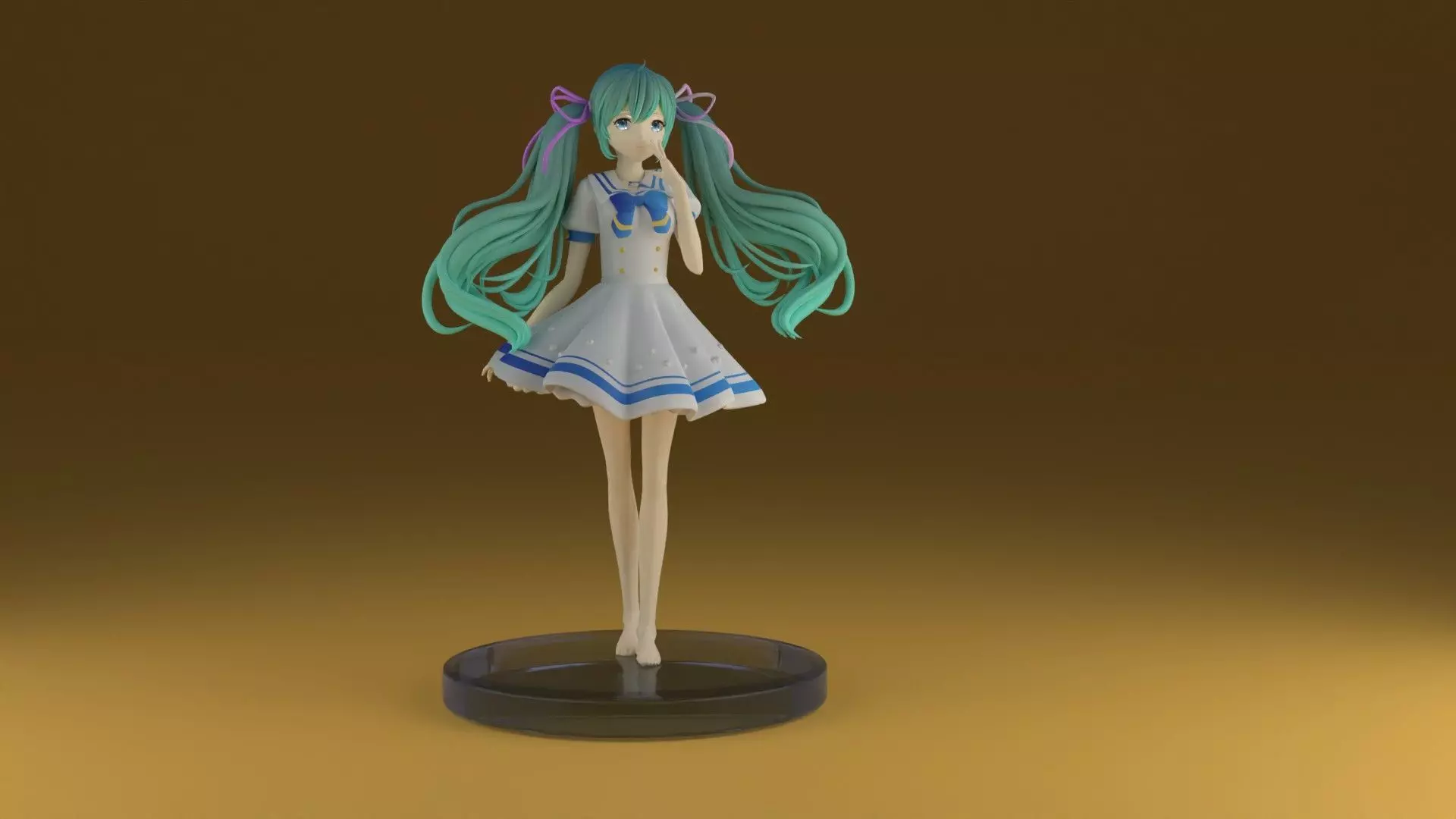 miku hatsune 3D print model_0