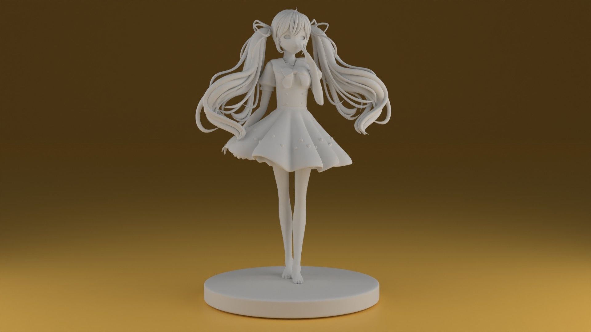 miku hatsune 3D print model_9