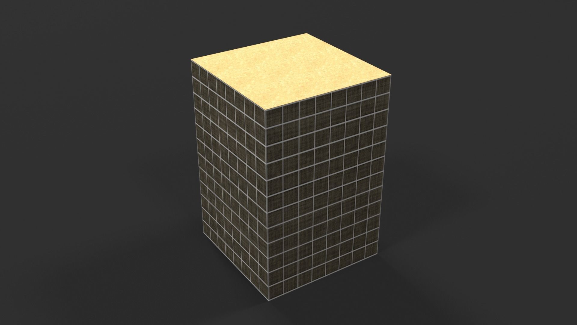 Lowpoly PBR Hesco Bag Low-poly 3D model_7