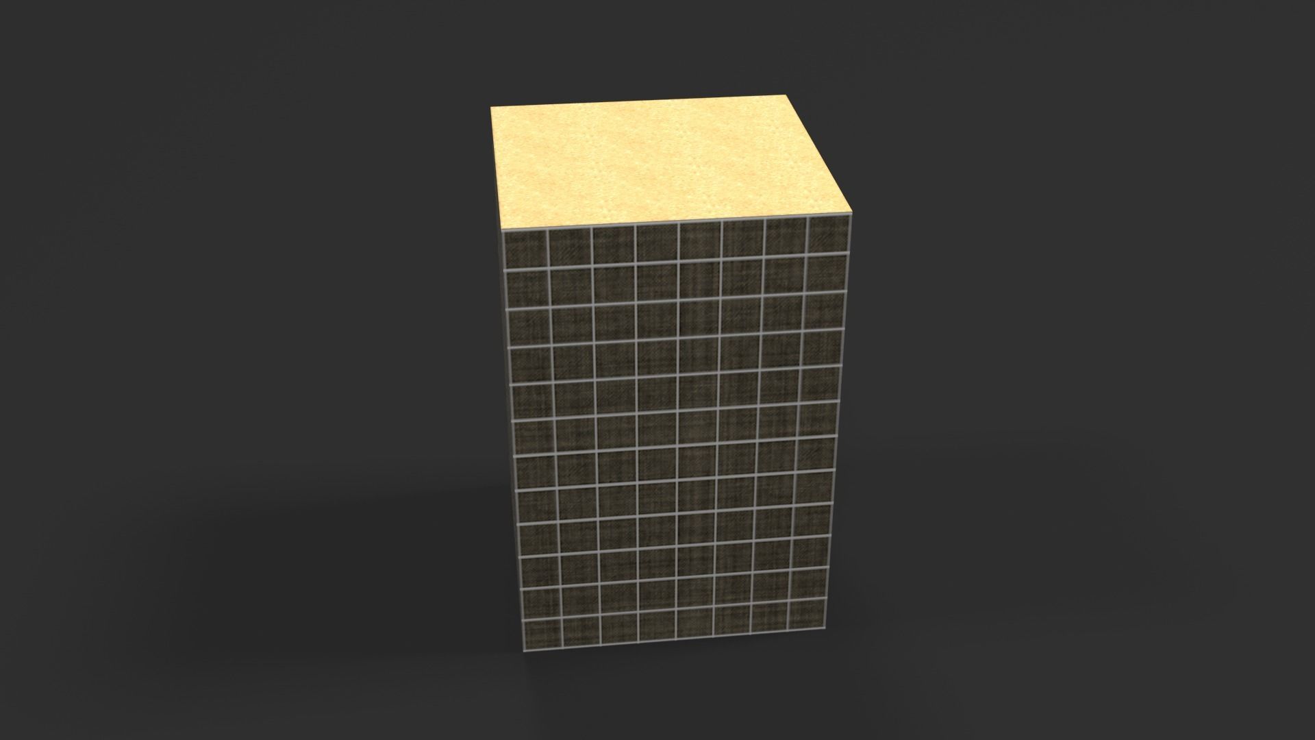 Lowpoly PBR Hesco Bag Low-poly 3D model_26