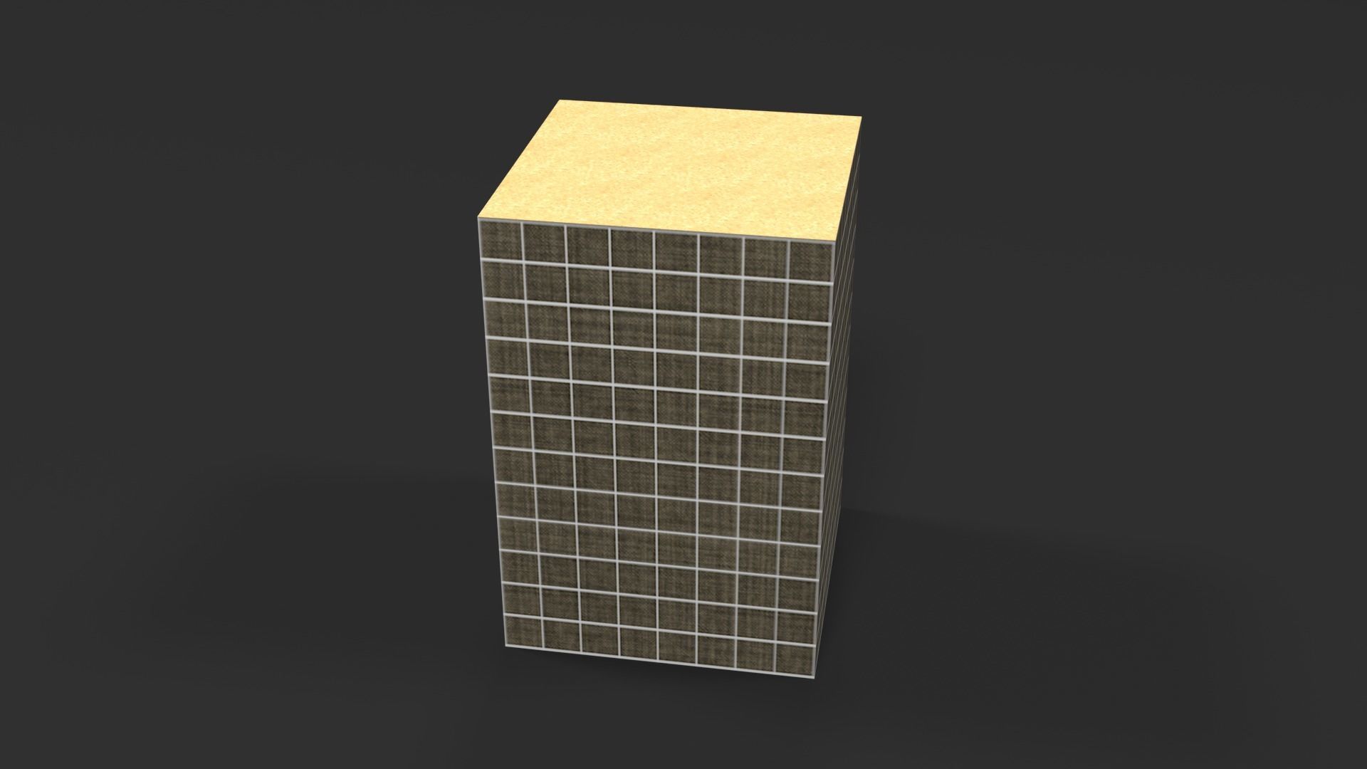 Lowpoly PBR Hesco Bag Low-poly 3D model_16