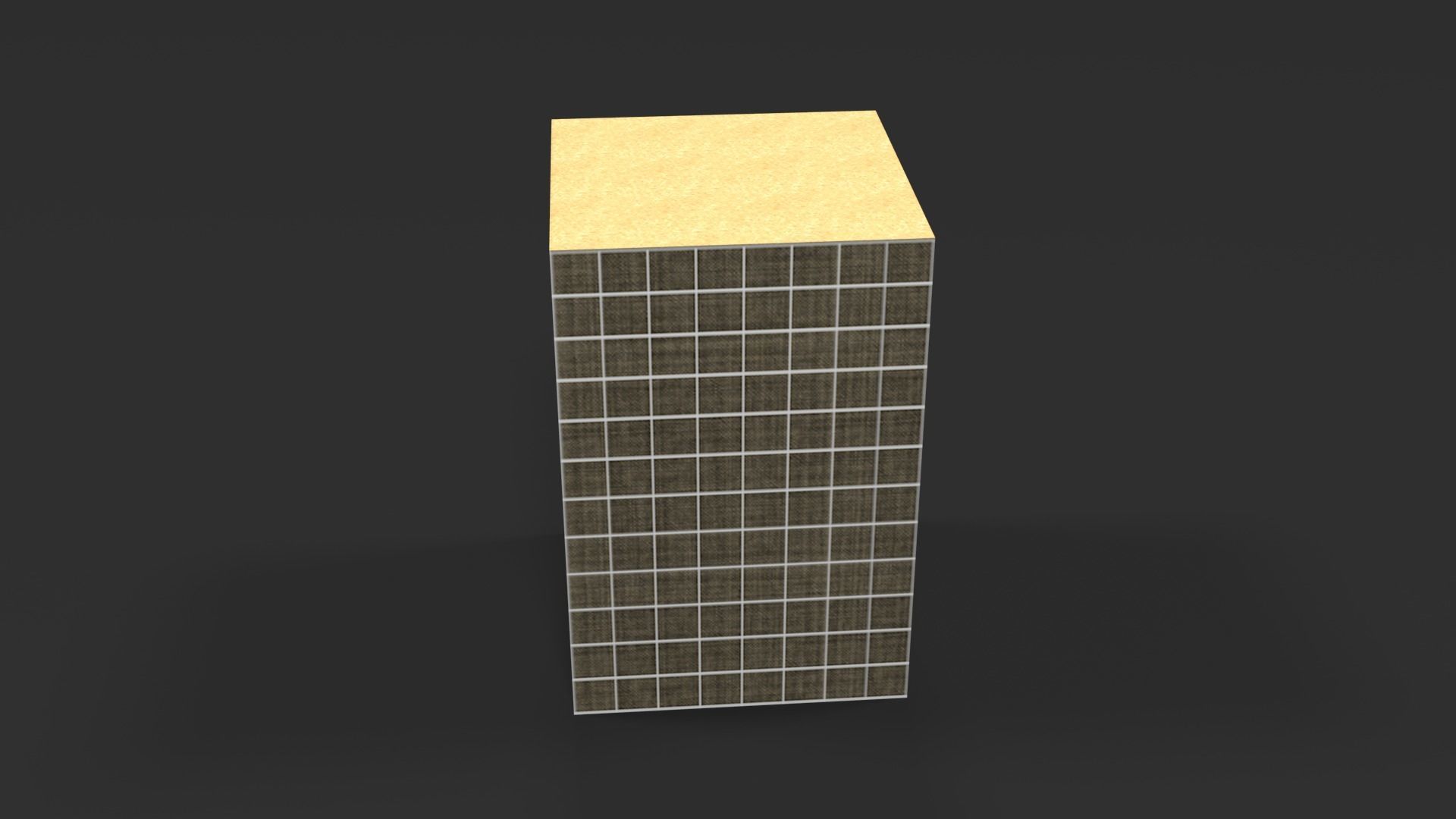 Lowpoly PBR Hesco Bag Low-poly 3D model_14