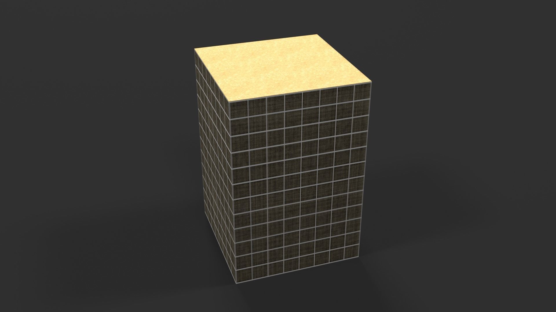 Lowpoly PBR Hesco Bag Low-poly 3D model_22