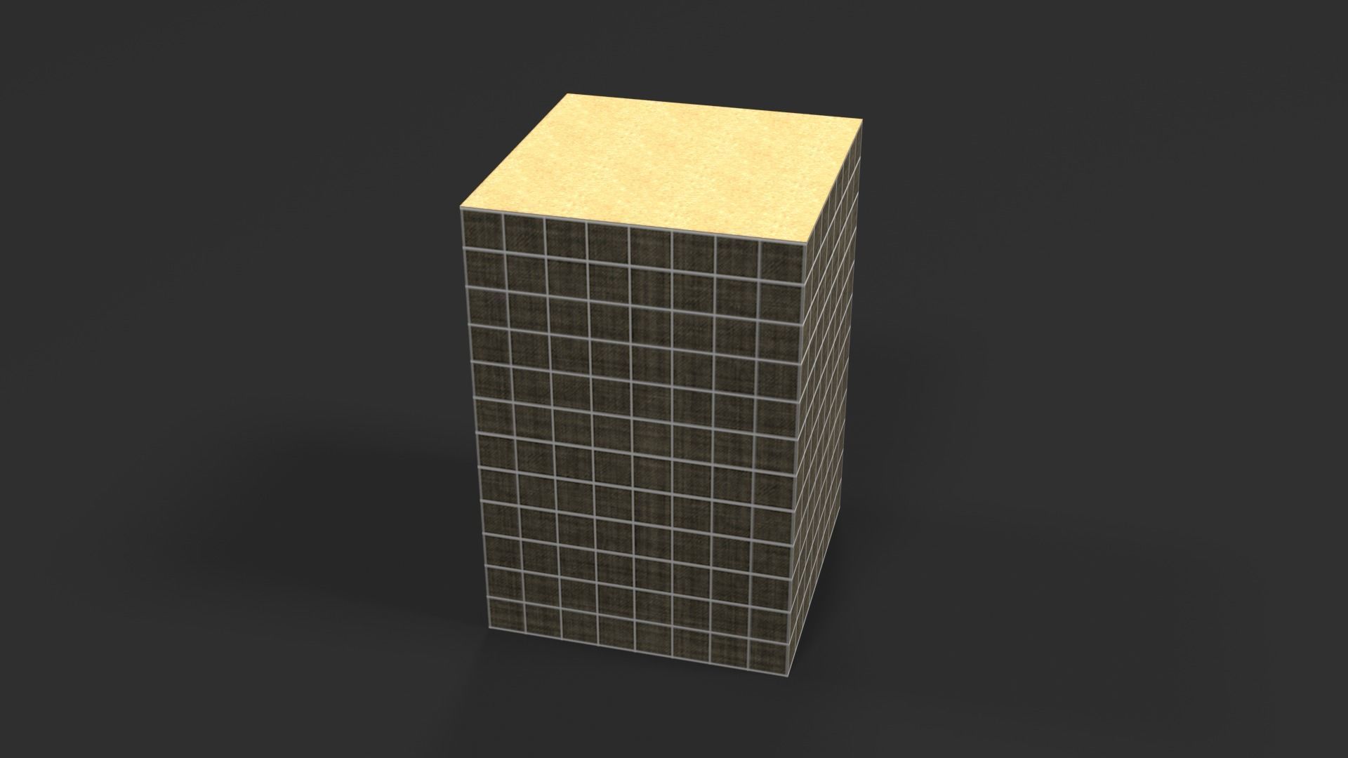 Lowpoly PBR Hesco Bag Low-poly 3D model_28