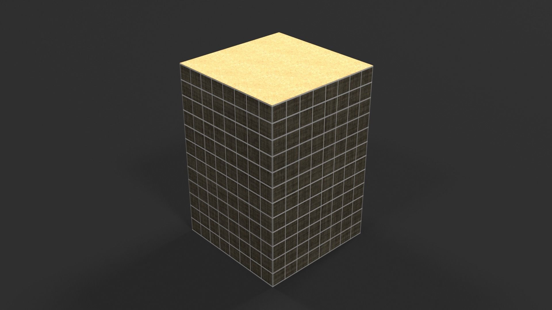 Lowpoly PBR Hesco Bag Low-poly 3D model_8