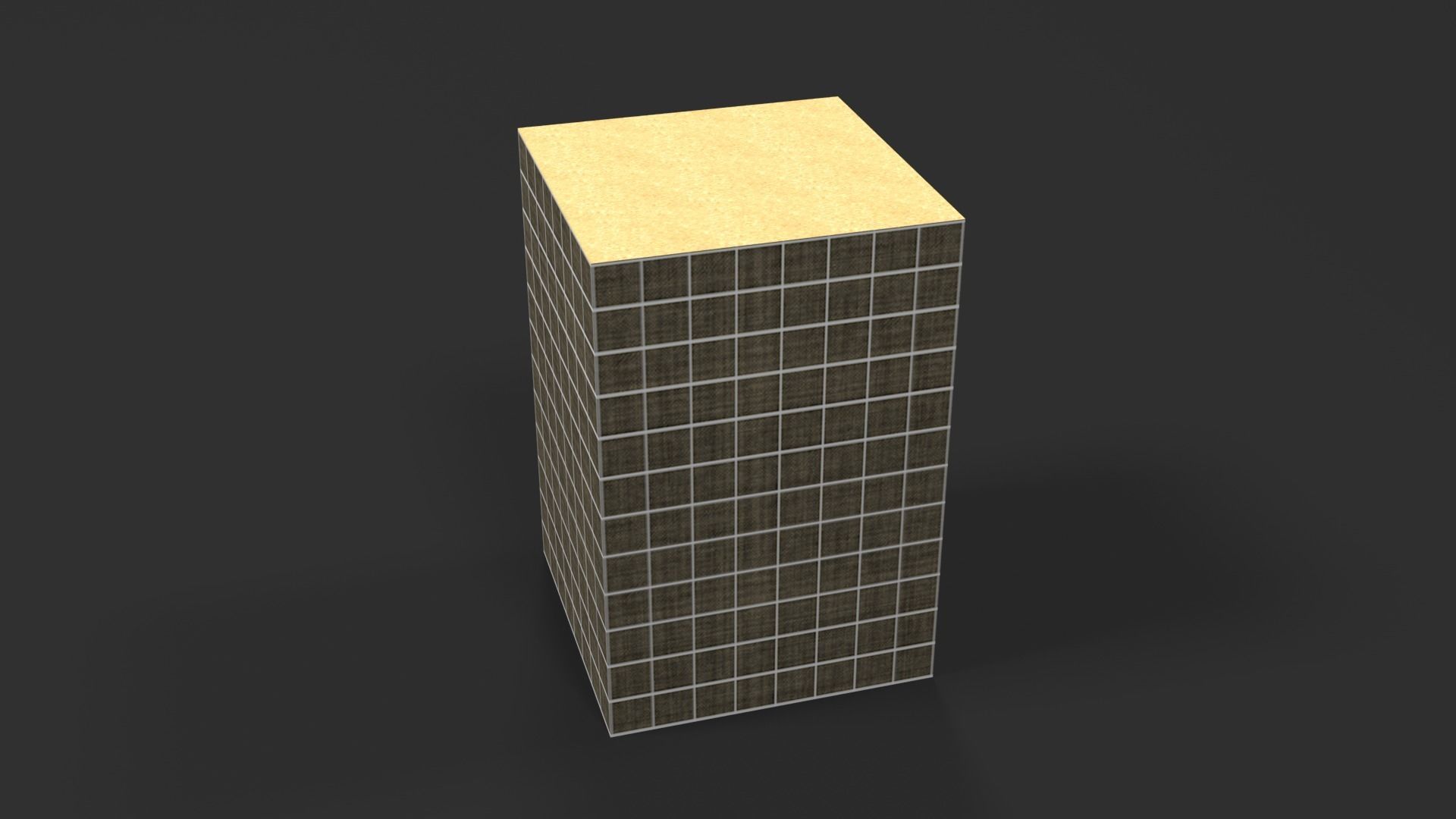 Lowpoly PBR Hesco Bag Low-poly 3D model_19