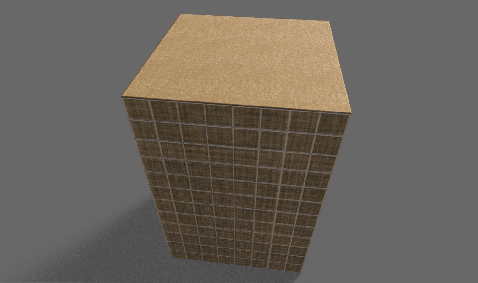 Lowpoly PBR Hesco Bag Low-poly 3D model_3