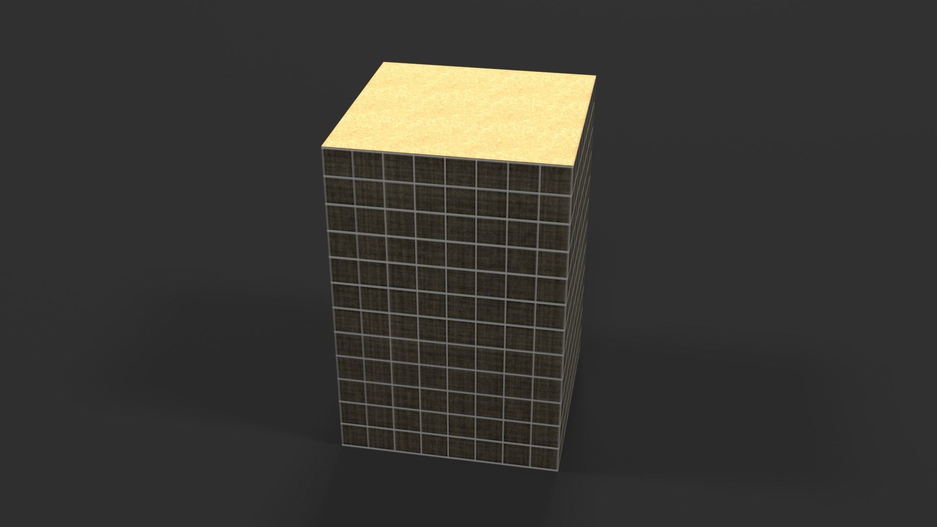 Lowpoly PBR Hesco Bag Low-poly 3D model_23