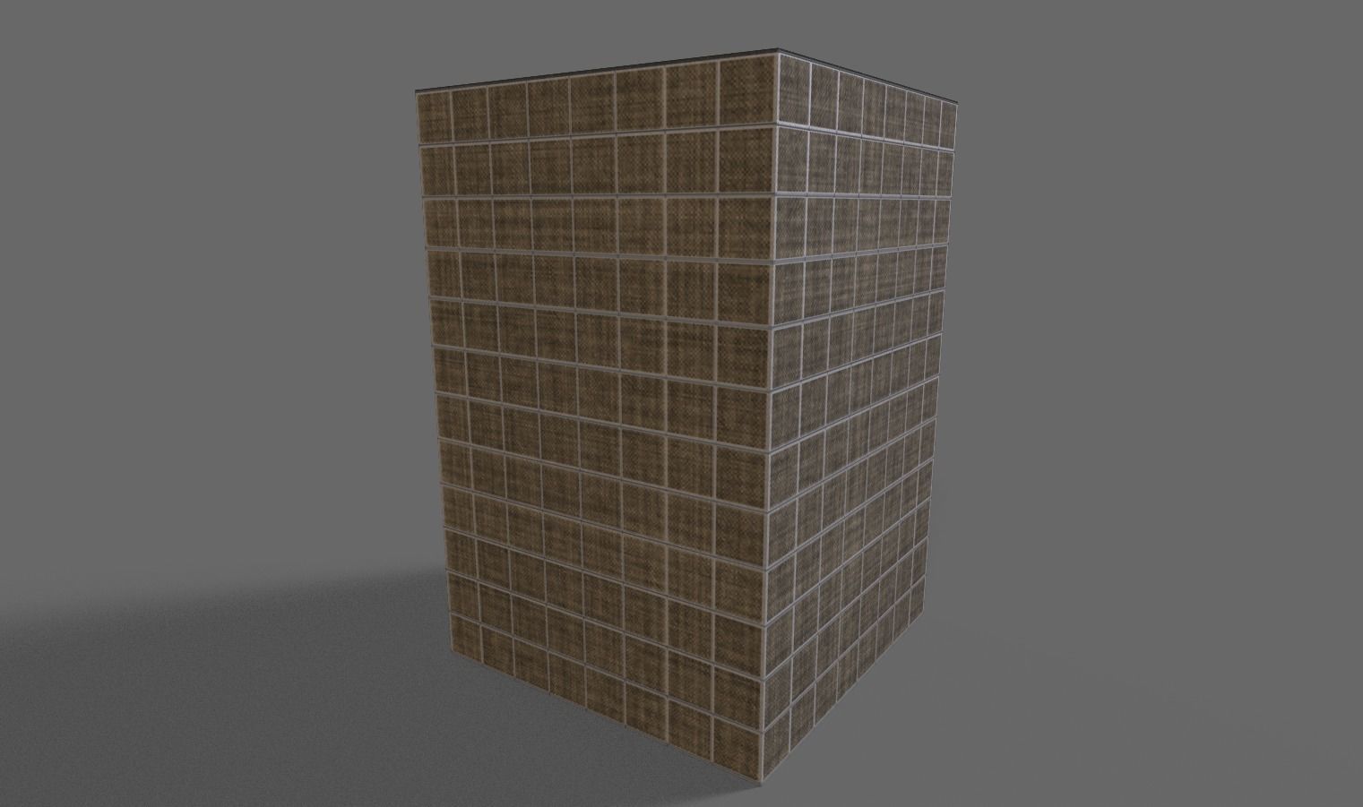 Lowpoly PBR Hesco Bag Low-poly 3D model_2
