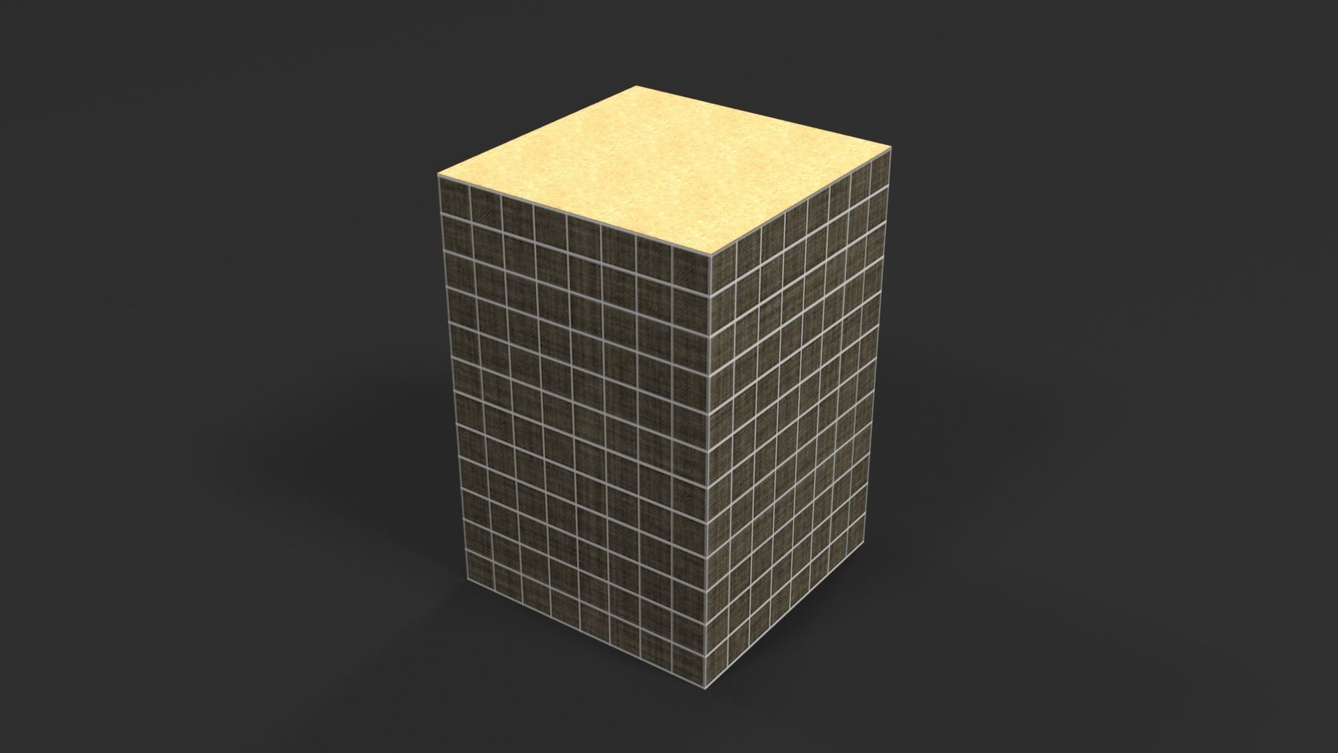 Lowpoly PBR Hesco Bag Low-poly 3D model_12