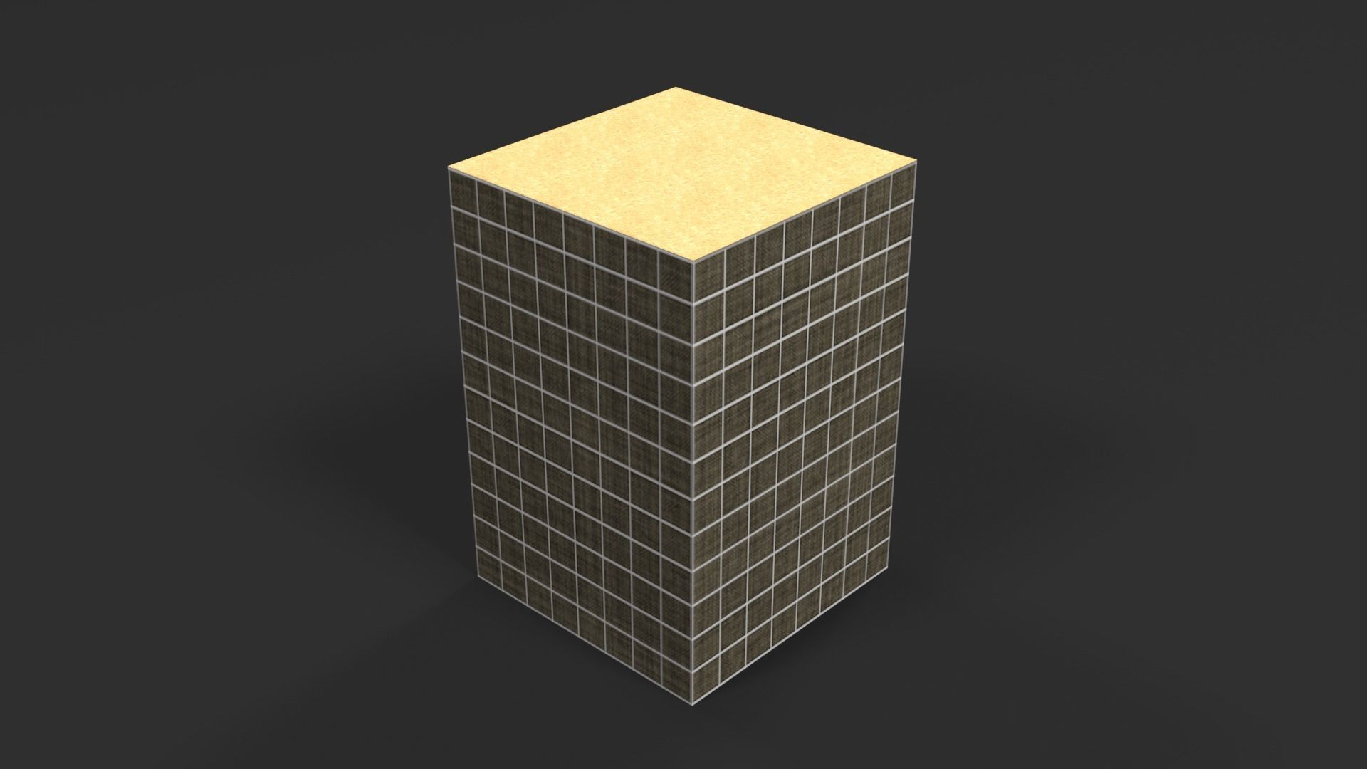 Lowpoly PBR Hesco Bag Low-poly 3D model_13
