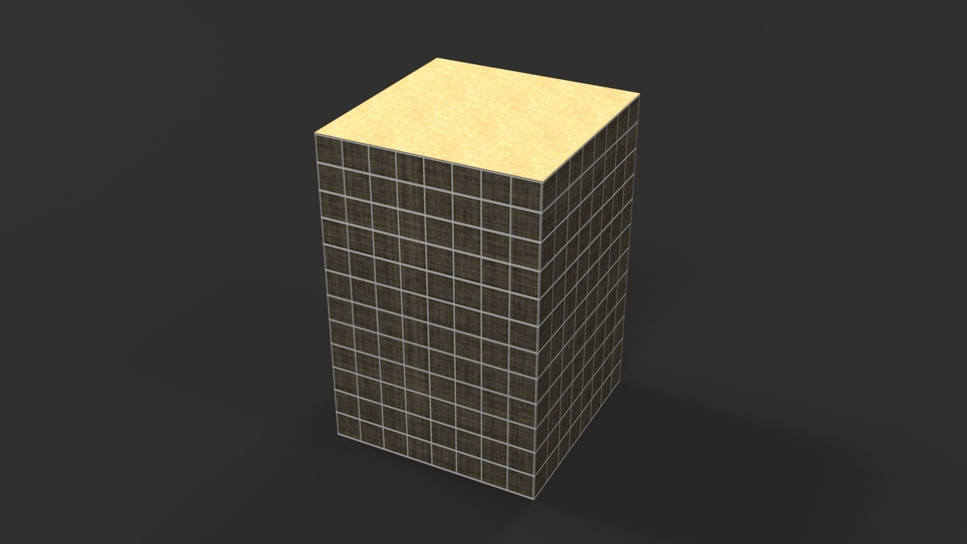 Lowpoly PBR Hesco Bag Low-poly 3D model_20