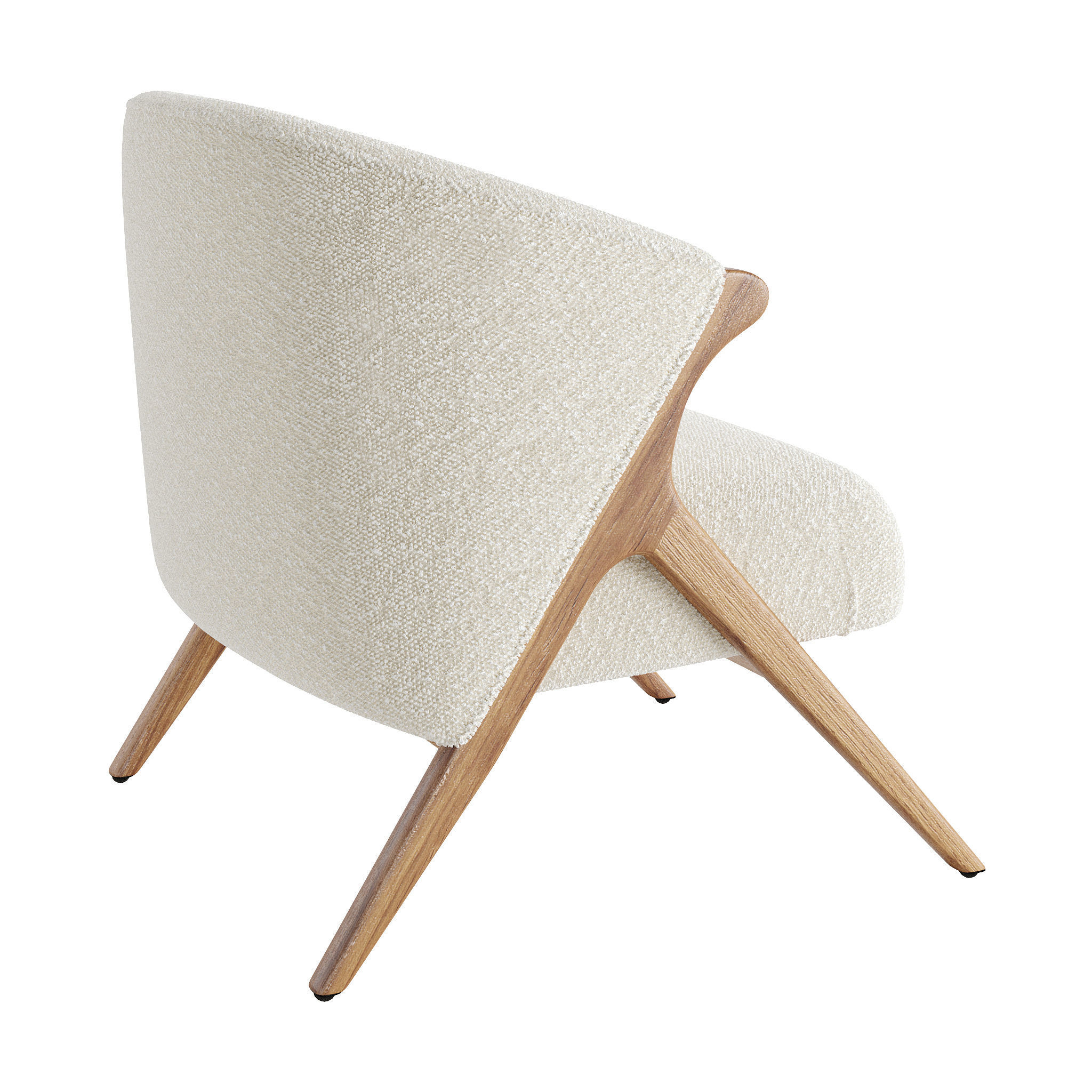 Prati Boucle Armchair 3D model_4