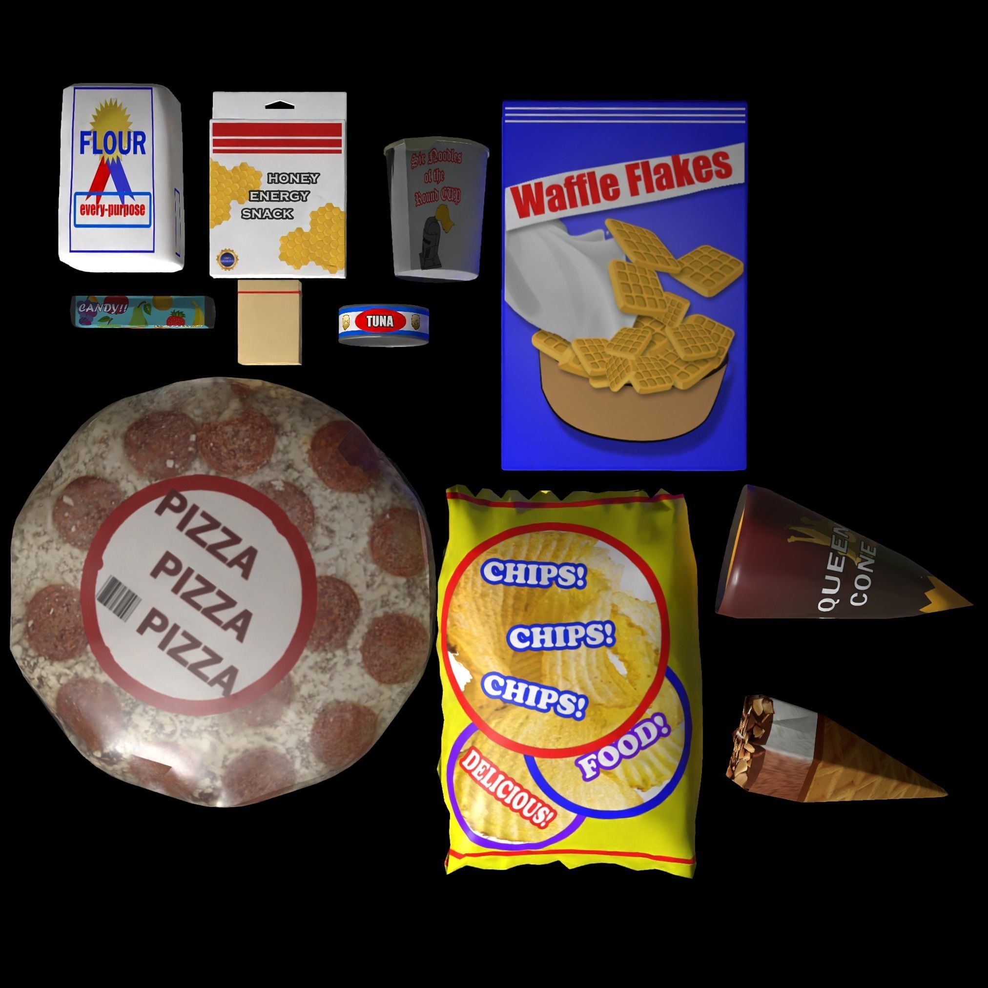 Store Corner - Lots of Grocery Items 3D model_5