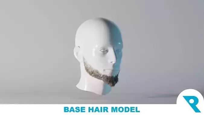 Realistic Male Hair 3