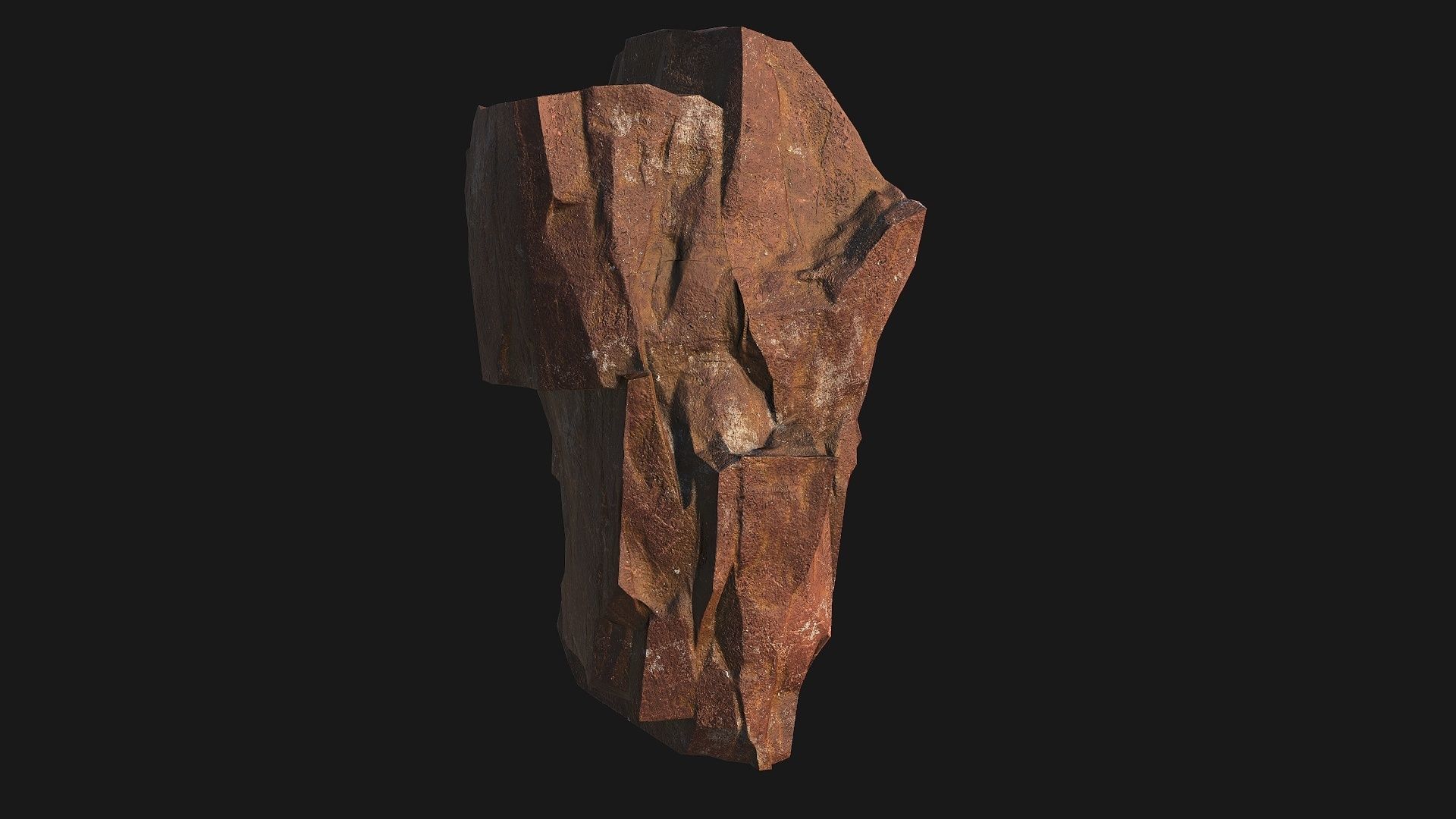 desert rocks - 3D Models PBR Pack 09 Low-poly 3D model_9