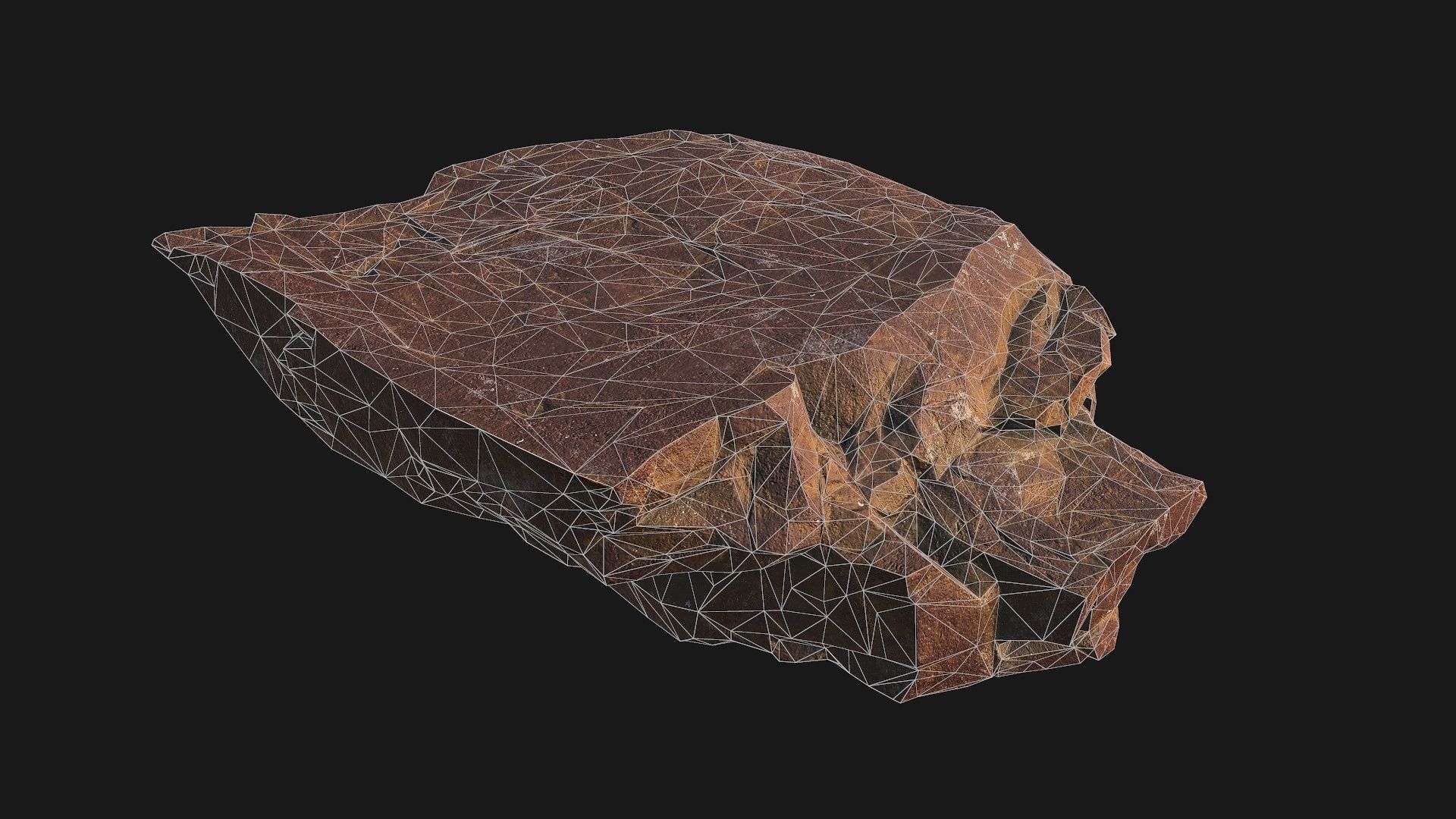 desert rocks - 3D Models PBR Pack 09 Low-poly 3D model_8