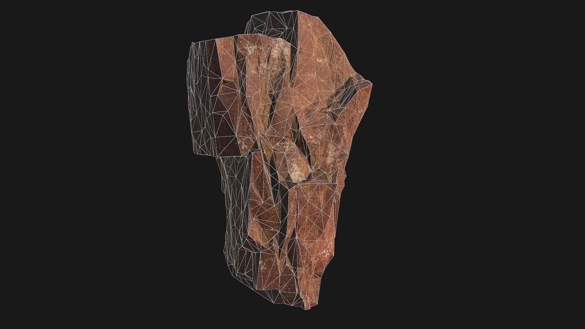 desert rocks - 3D Models PBR Pack 09 Low-poly 3D model_10