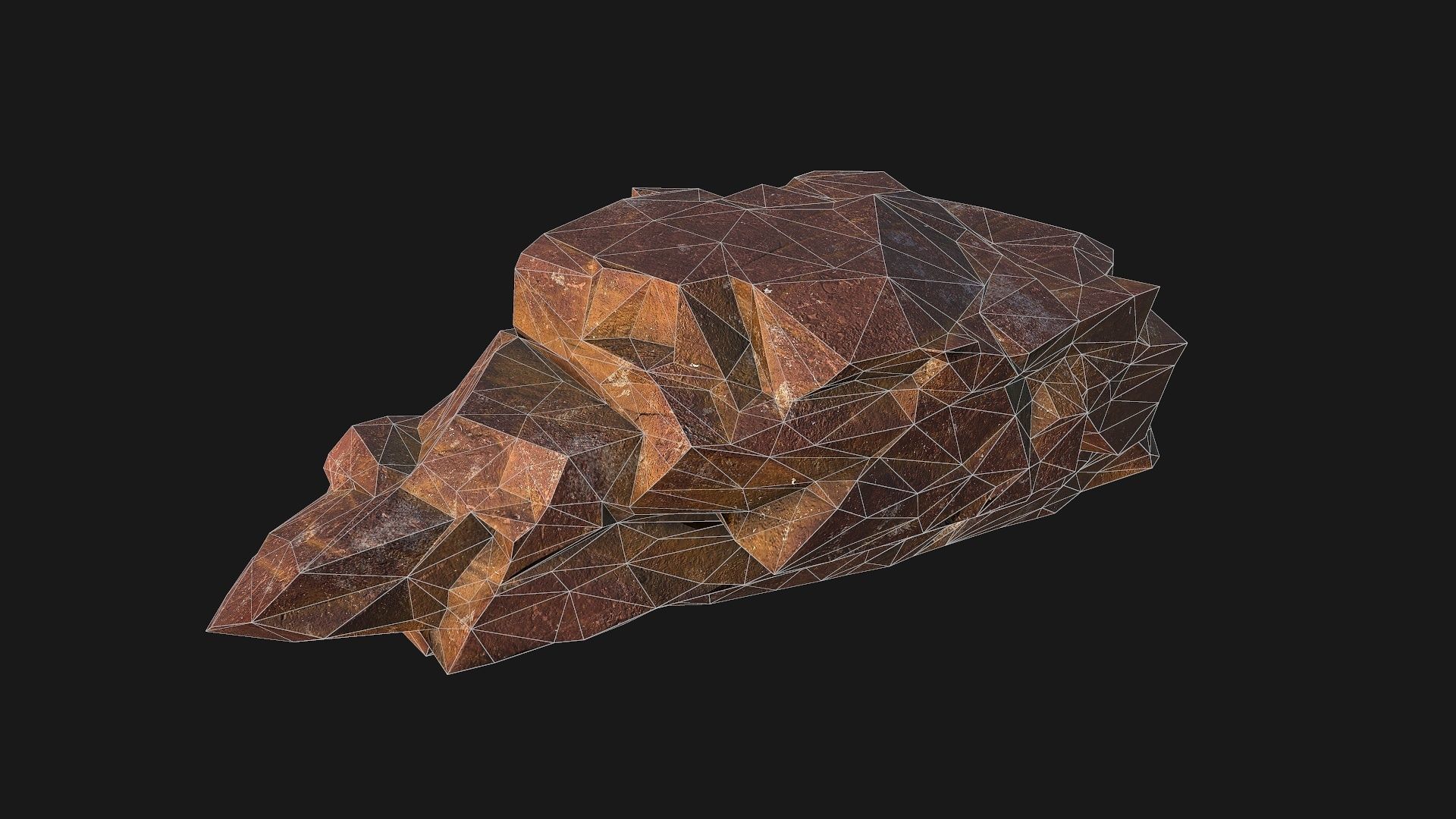 desert rocks - 3D Models PBR Pack 09 Low-poly 3D model_18