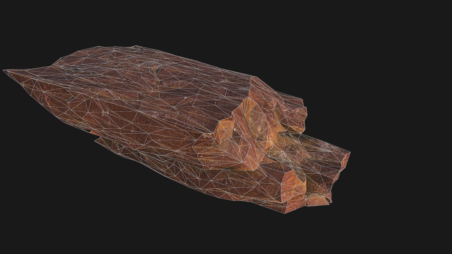 desert rocks - 3D Models PBR Pack 09 Low-poly 3D model_12