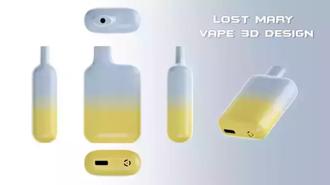 Lost Mary Vape - 3D model 3D model