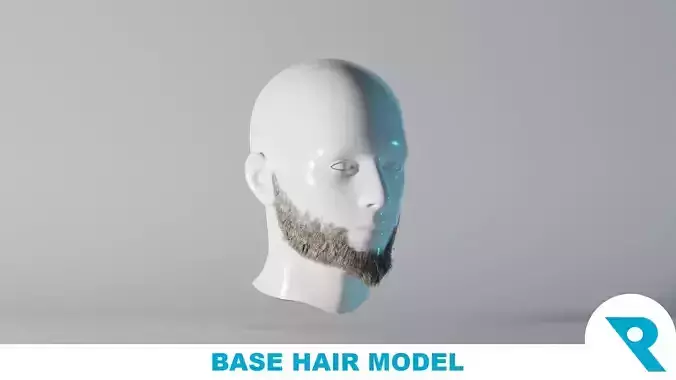 Realistic Male Hair 4