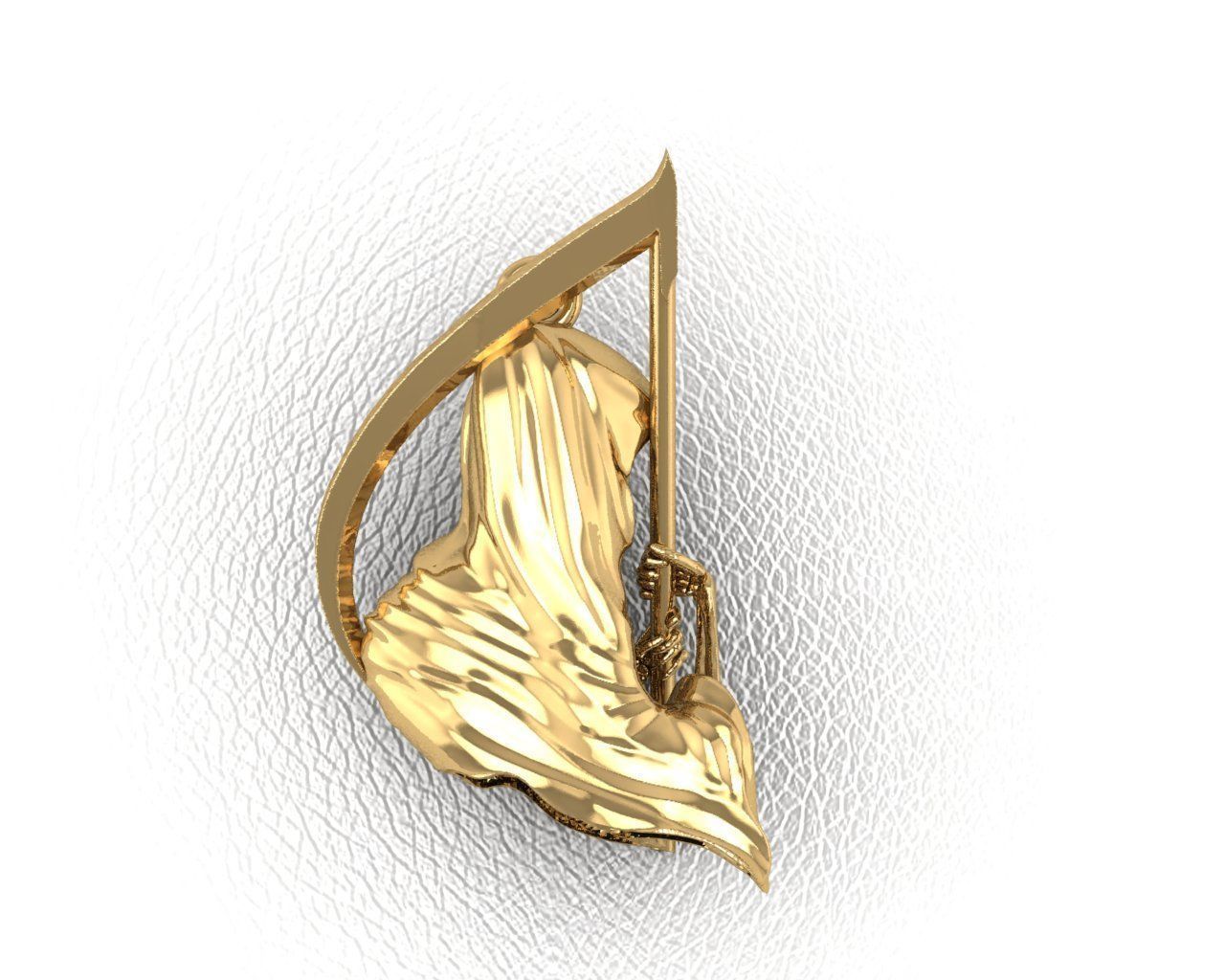 Holy death with scythe 3D print model_5