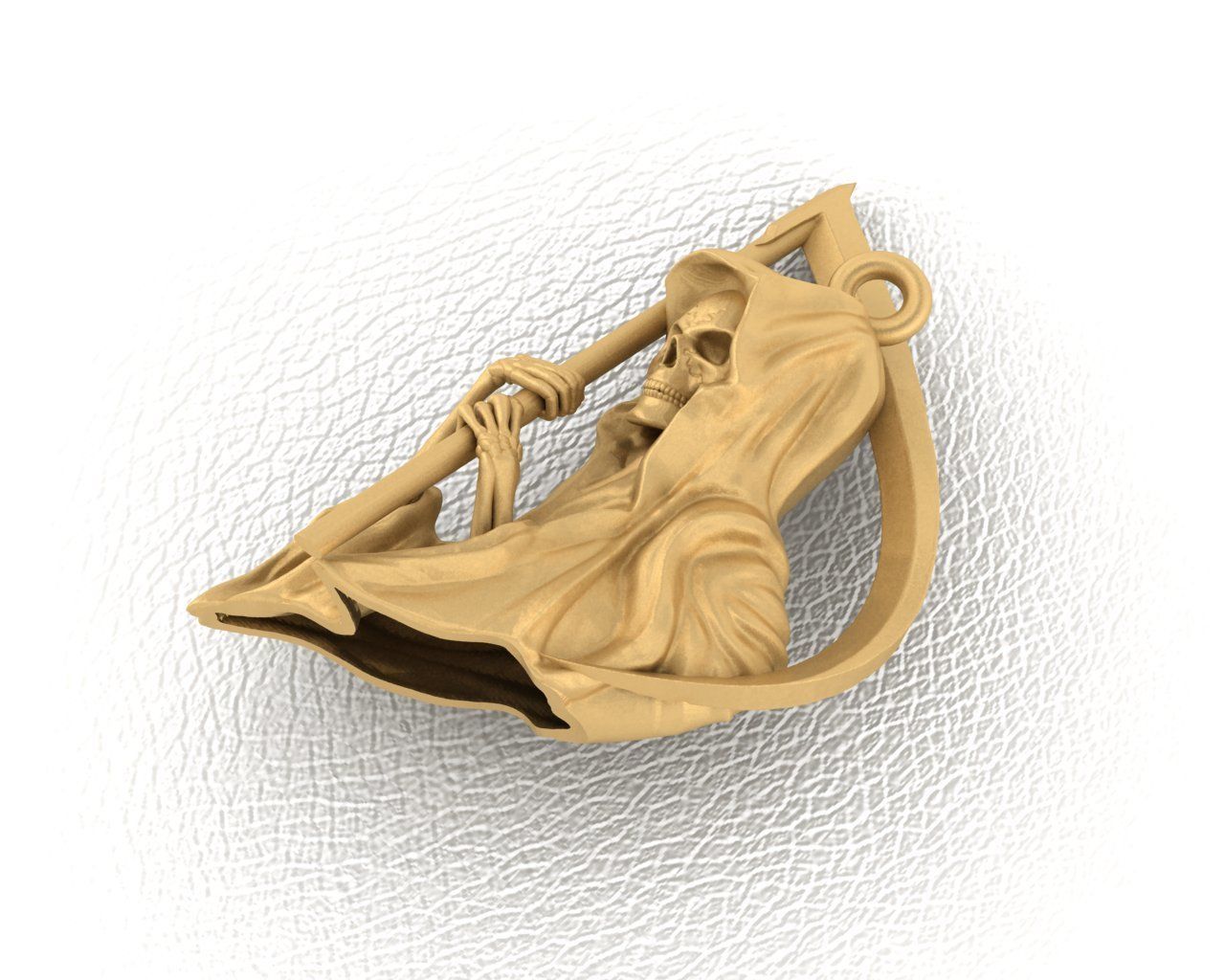 Holy death with scythe 3D print model_3