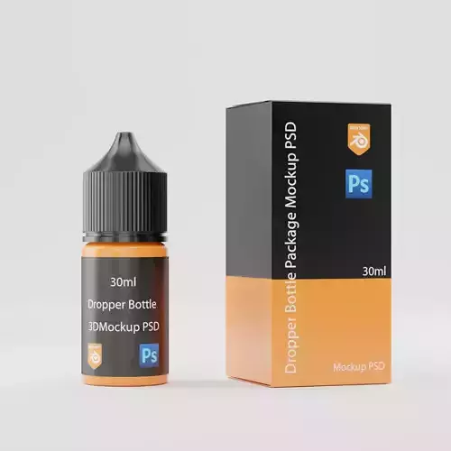 Dropper Bottle Mockup - 30ml