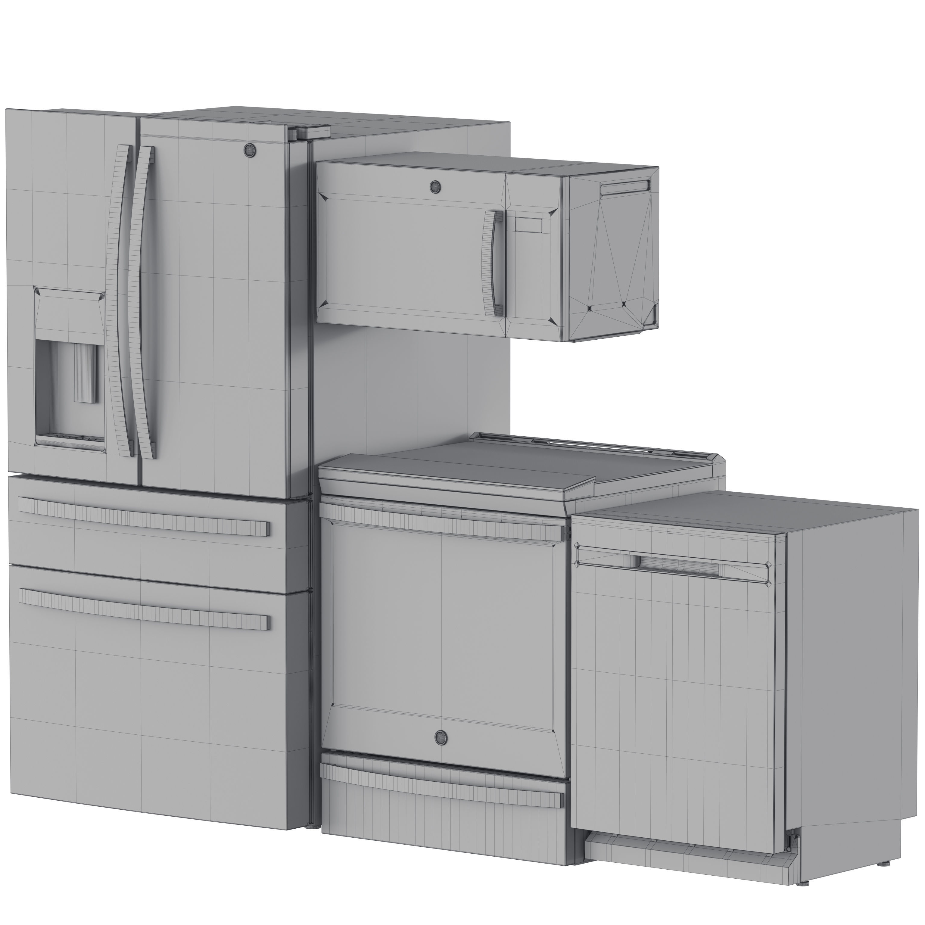 GE Appliance Collection 02 3D model_6