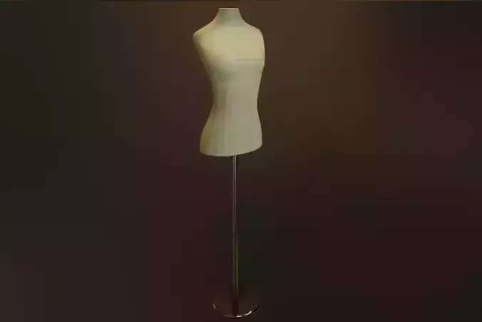 Female Mannequin Low-poly 3D model