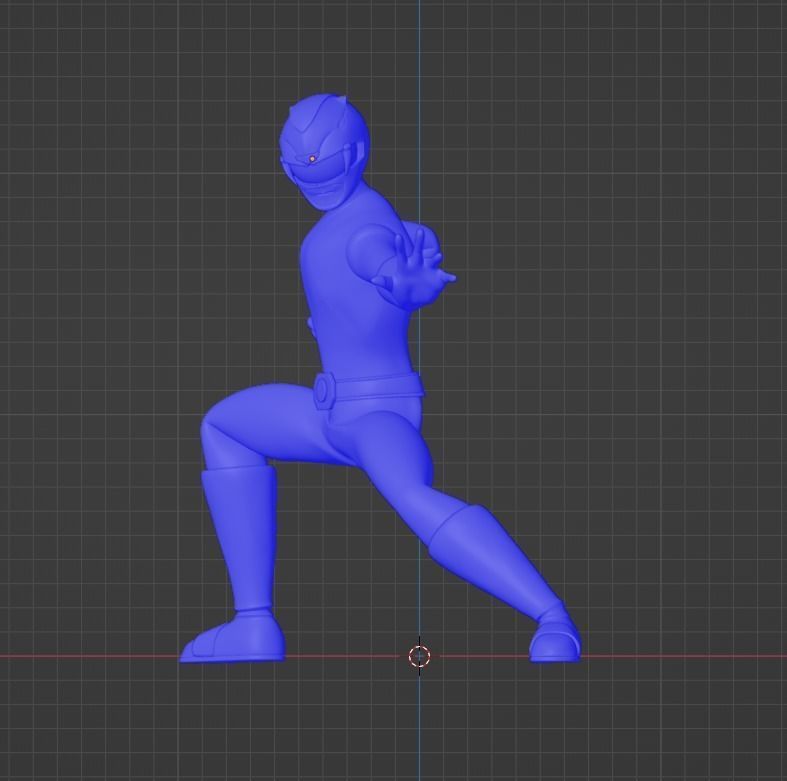 Yellow Ranger - Power Ranger 3D model_13