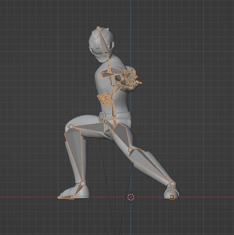 Yellow Ranger - Power Ranger 3D model_12