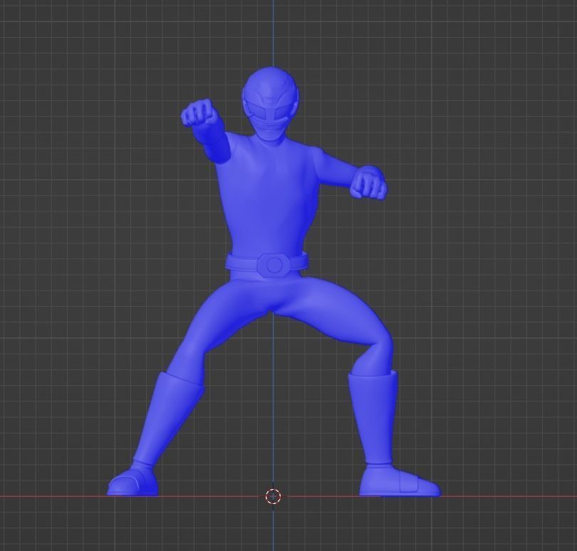 Psycho Ranger 3d Black Ranger - Power Ranger 3D model rigged | CGTrader