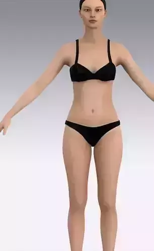 swimwear look elegance chic black color fabric