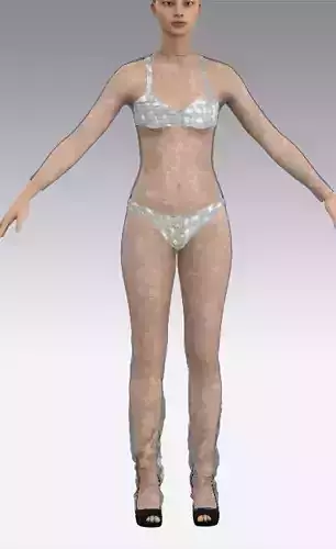 two pieces sparkle glitter  detailjump suit 