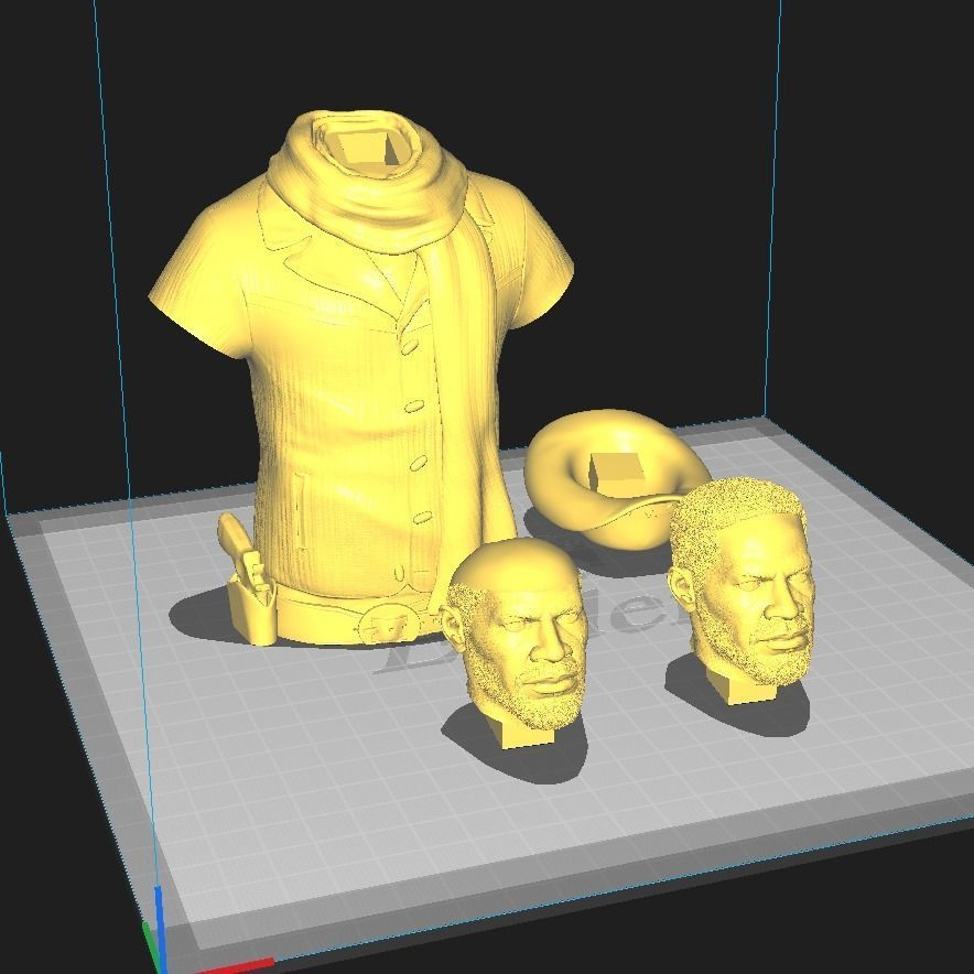 DJANGO UNCHAINED - 3D PRINT 3D print model_2