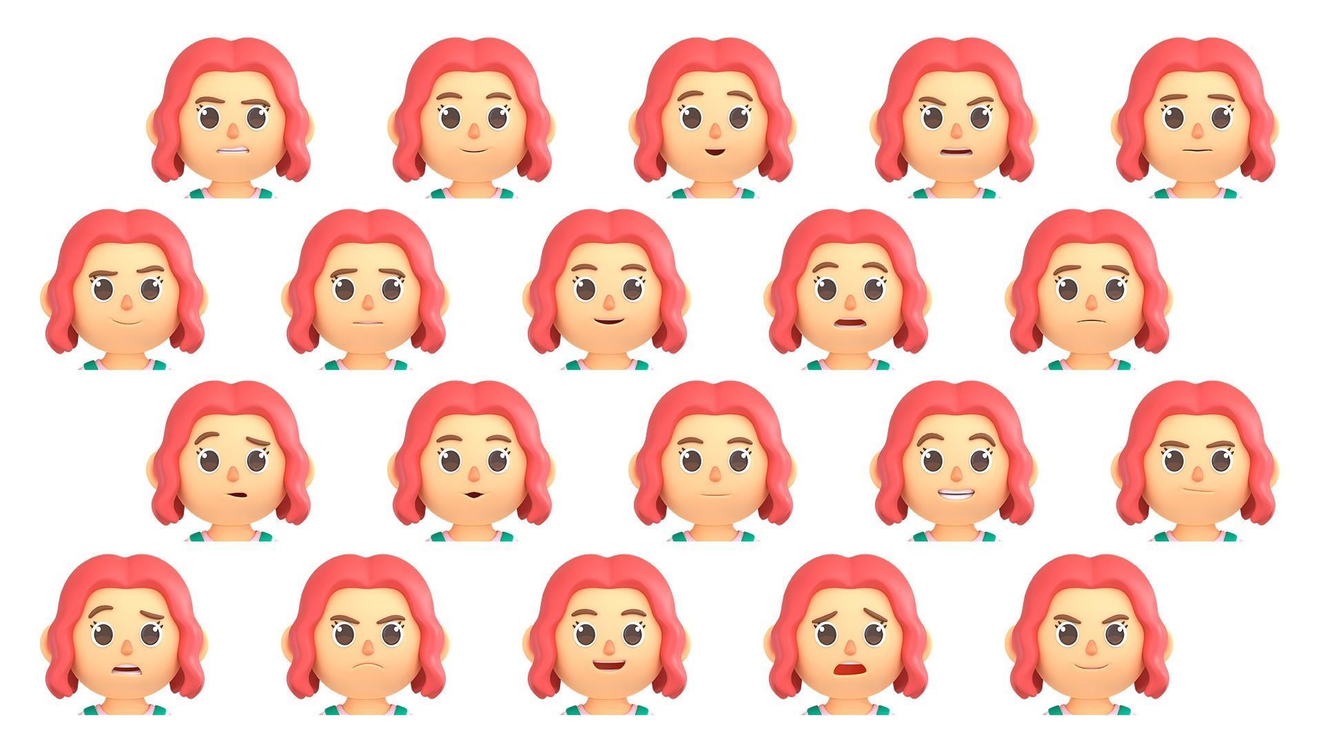 RIGGED CASUAL CHARACTERS 2 - PACK 1 3D model_5