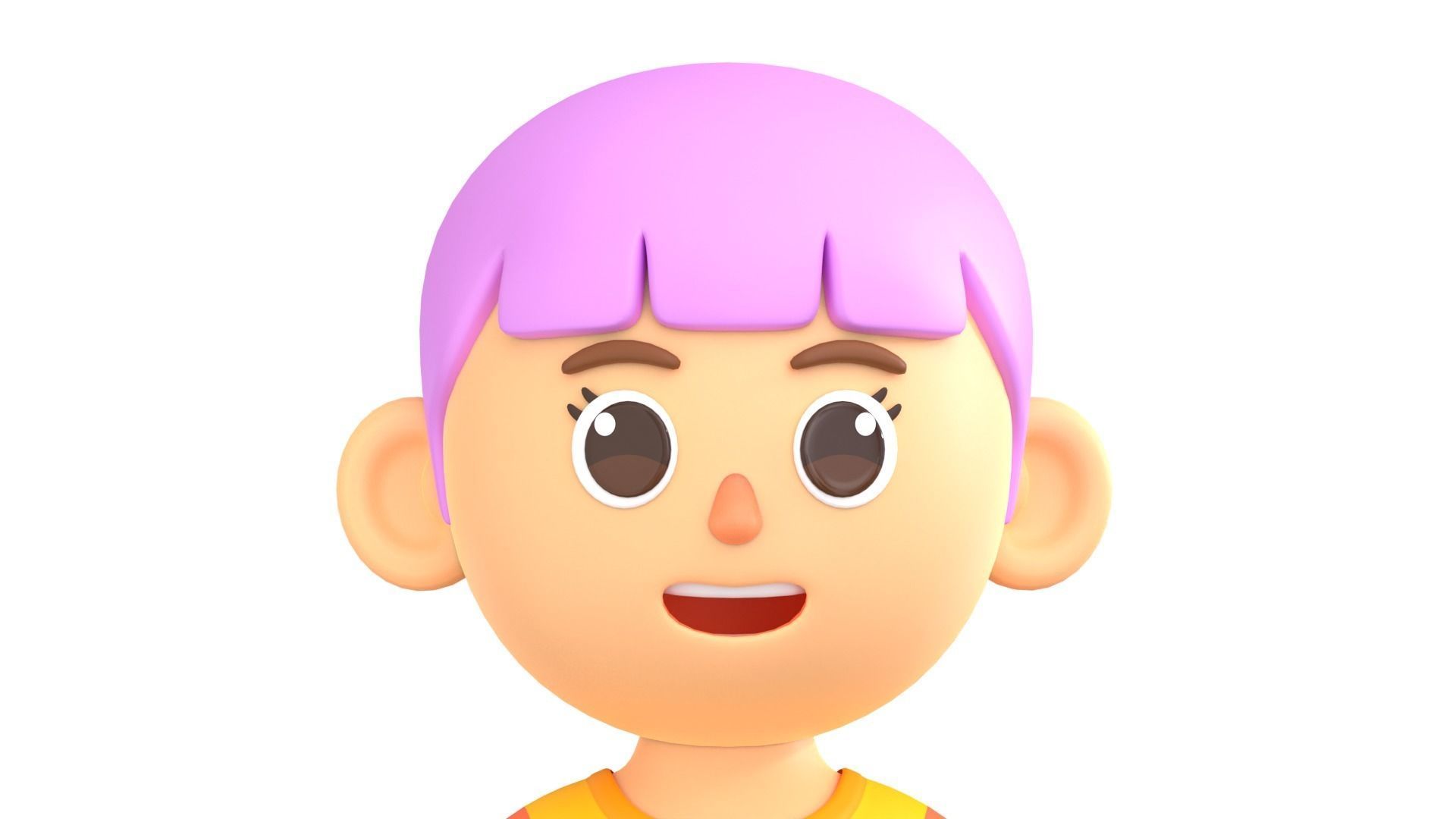 RIGGED CASUAL CHARACTERS 2 - PACK 2 3D model_24