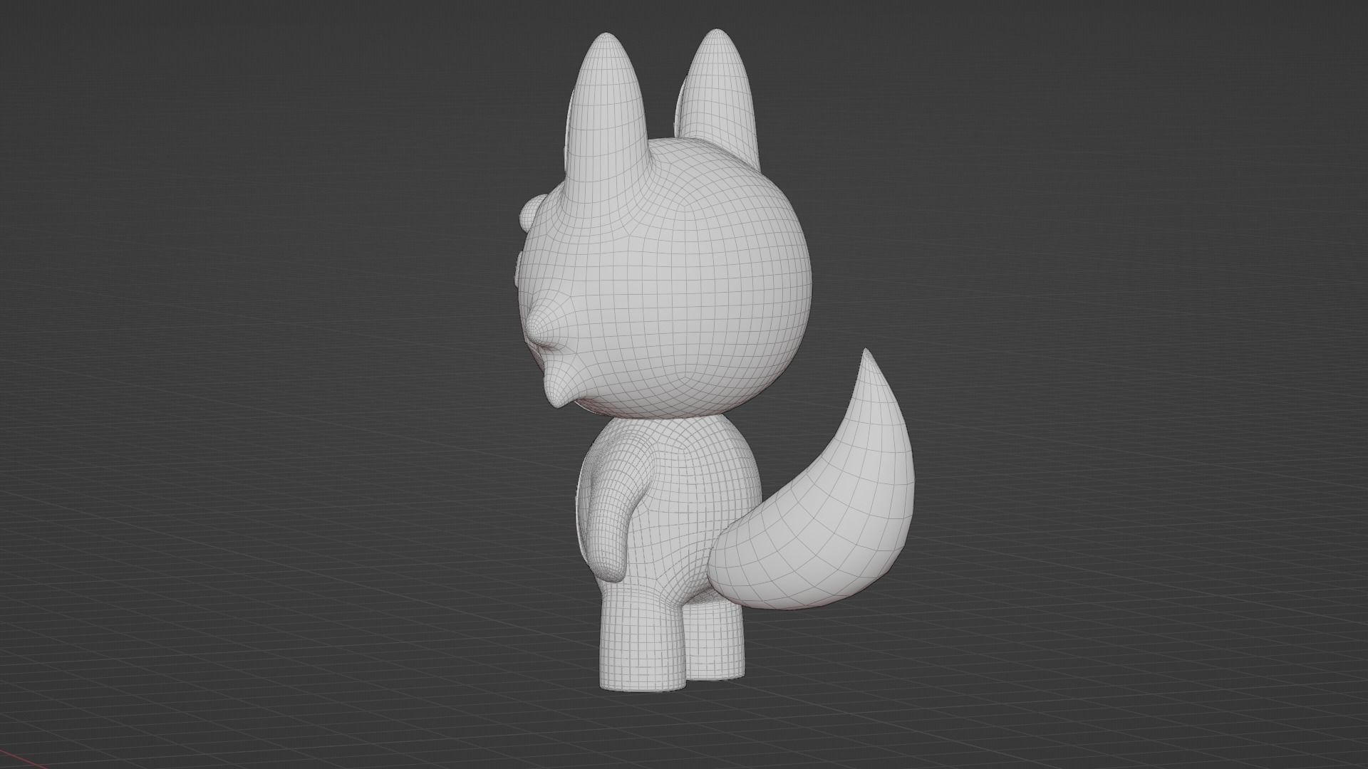 Cute Fox 3D model_11