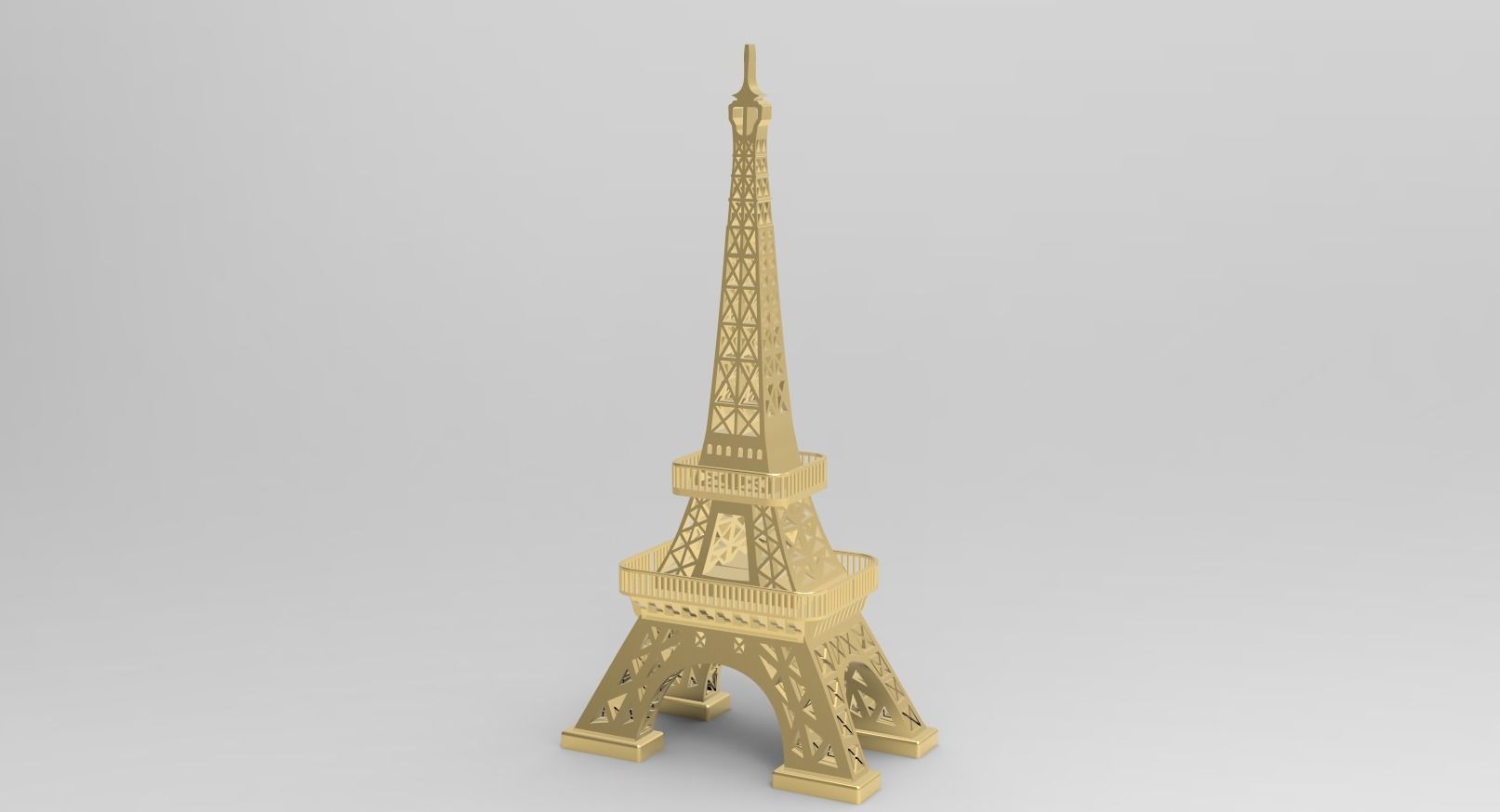 Eiffel Tower  3D print model_5