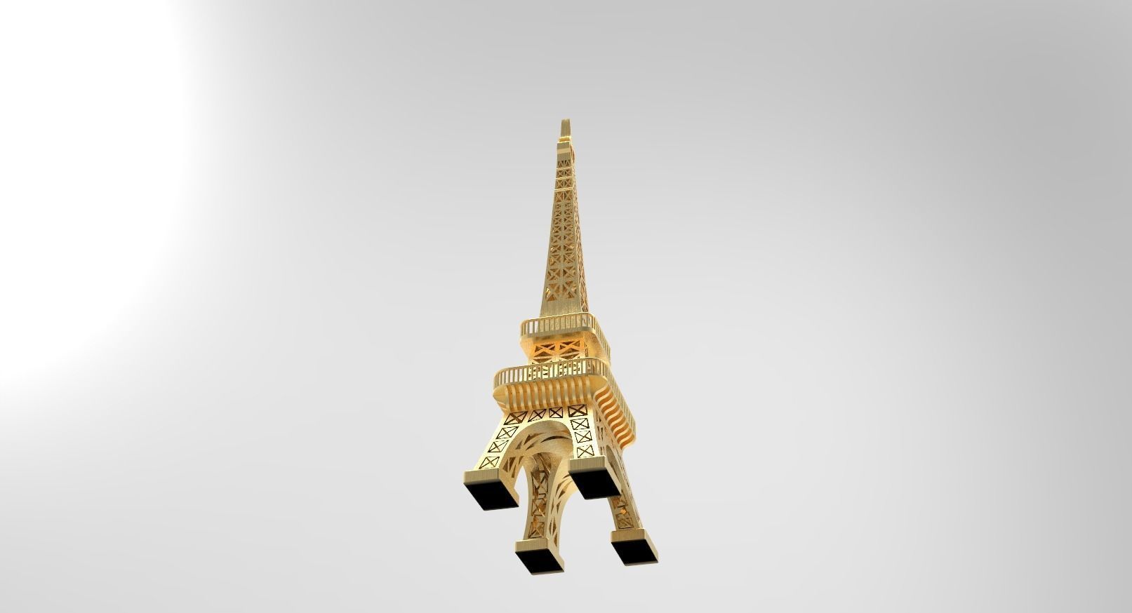 Eiffel Tower  3D print model_3