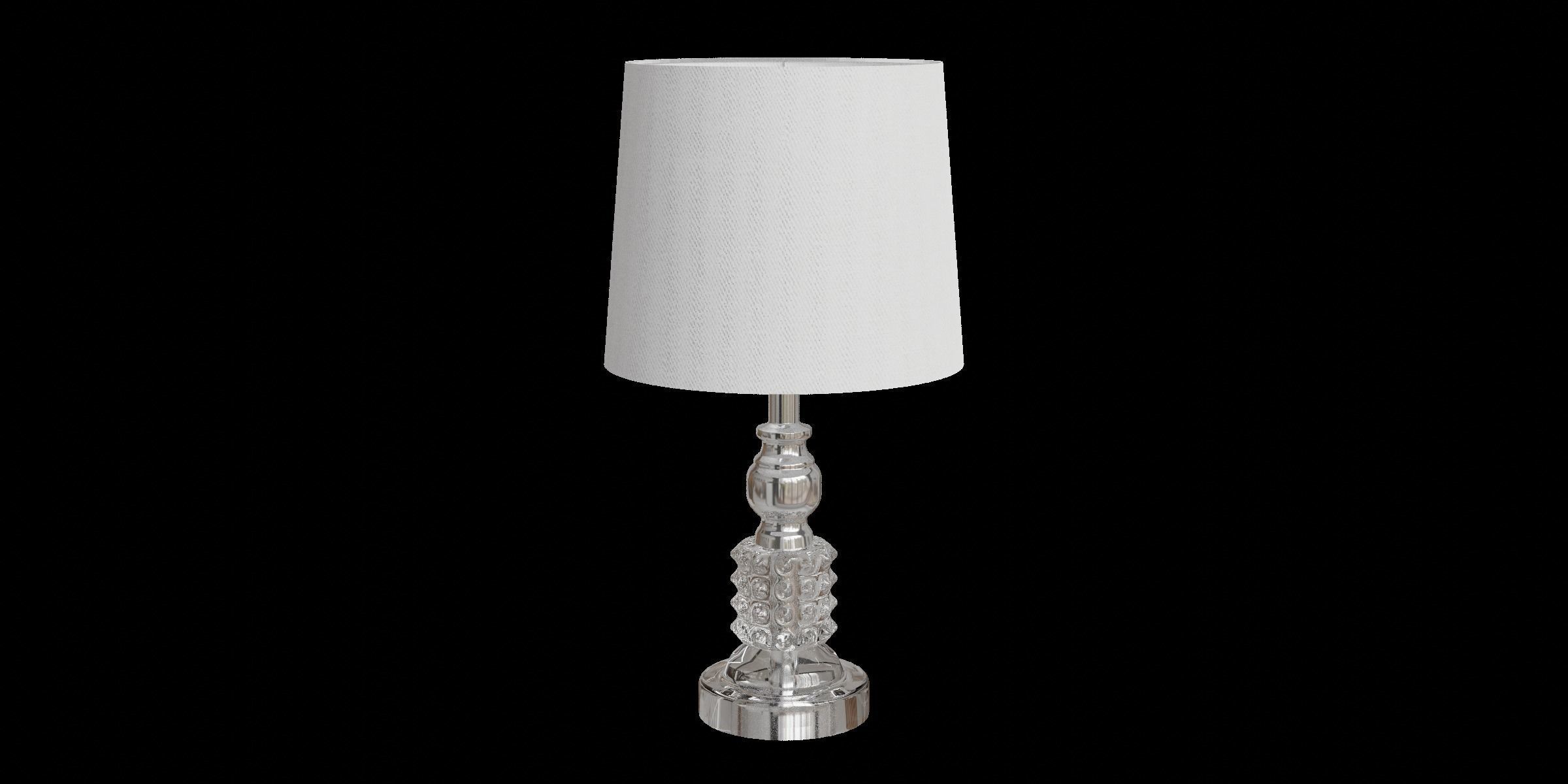 Maya 1 Table Lamp Low-poly 3D model_4