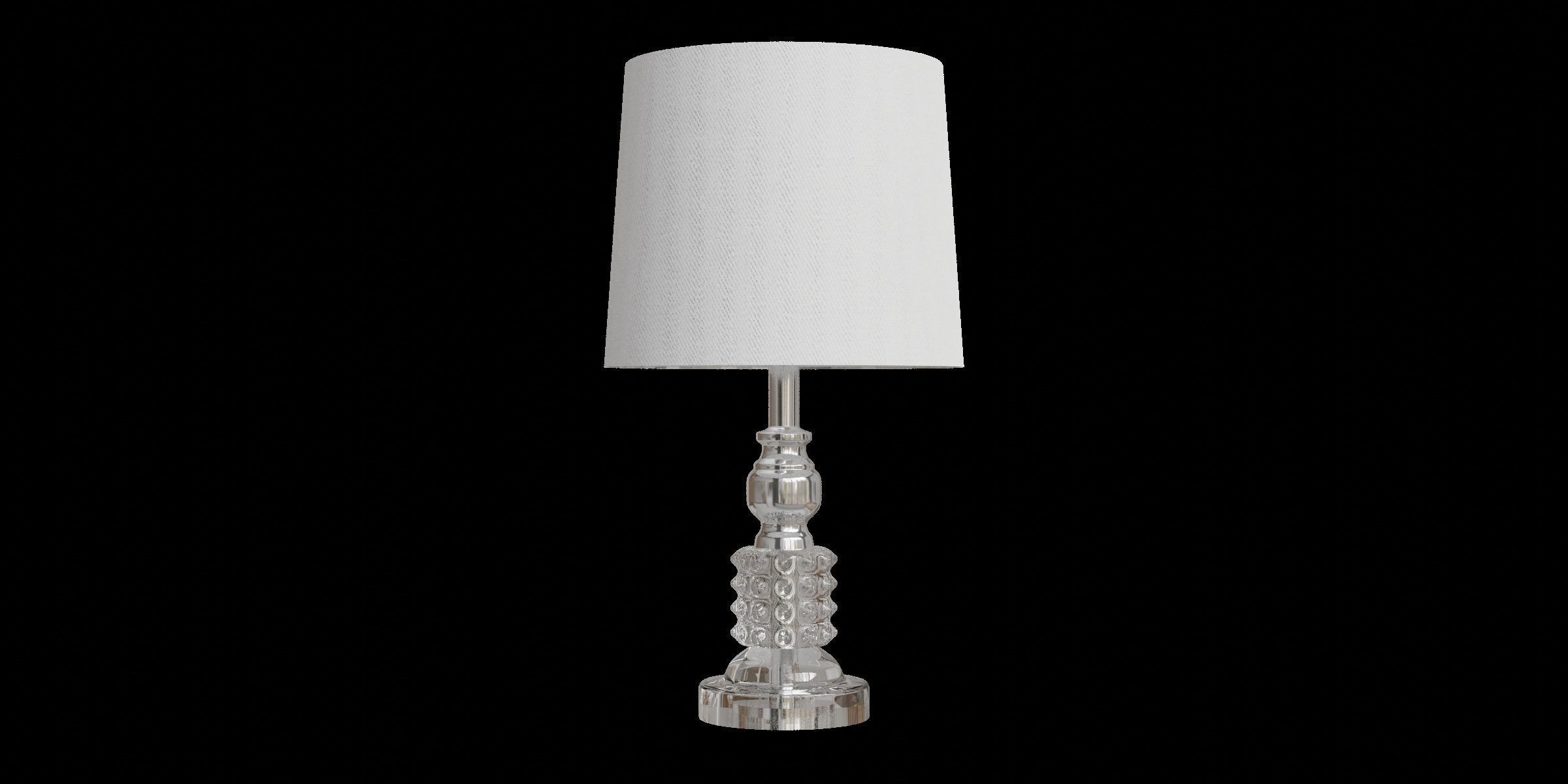 Maya 1 Table Lamp Low-poly 3D model_3