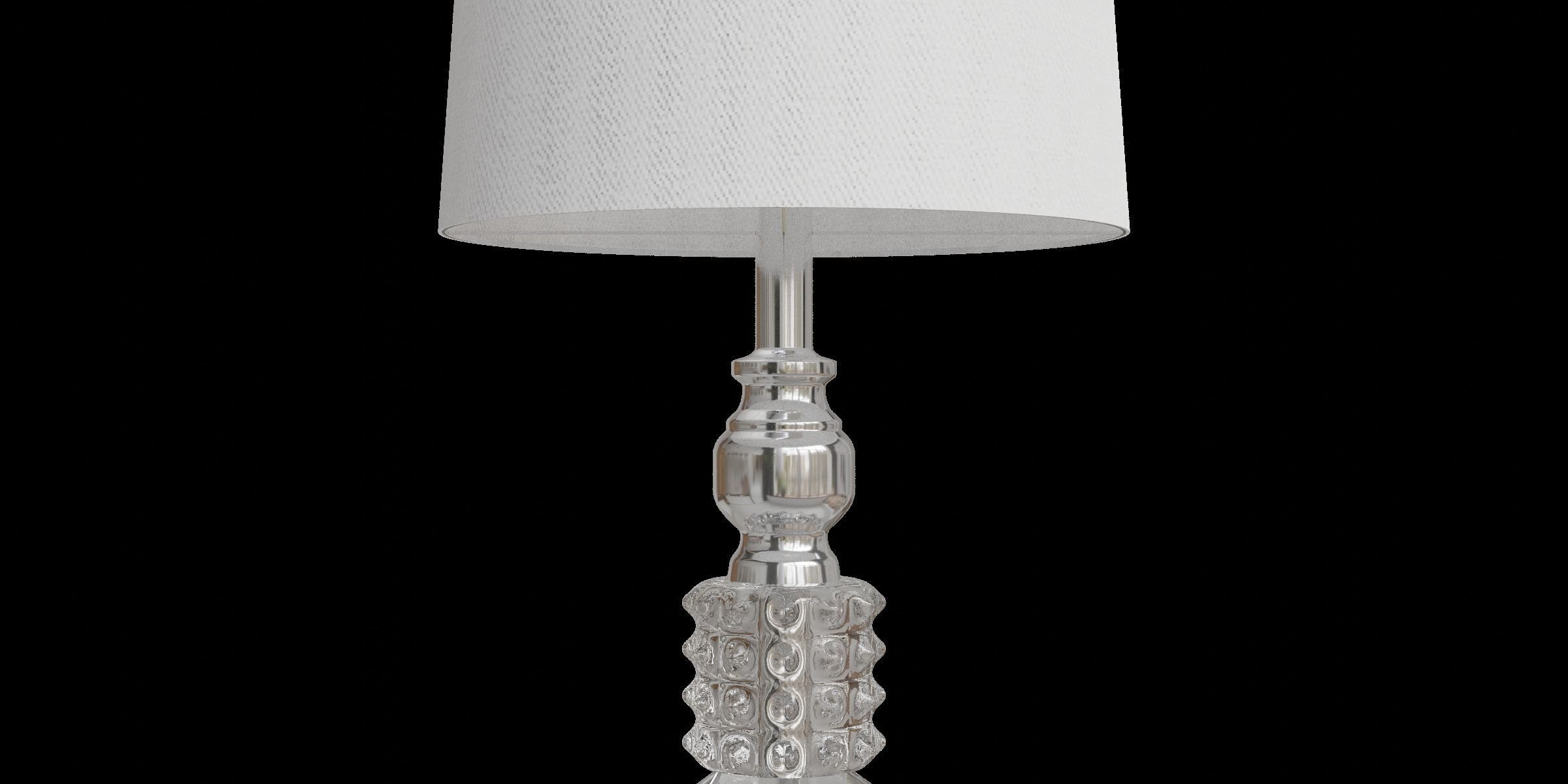 Maya 1 Table Lamp Low-poly 3D model_9