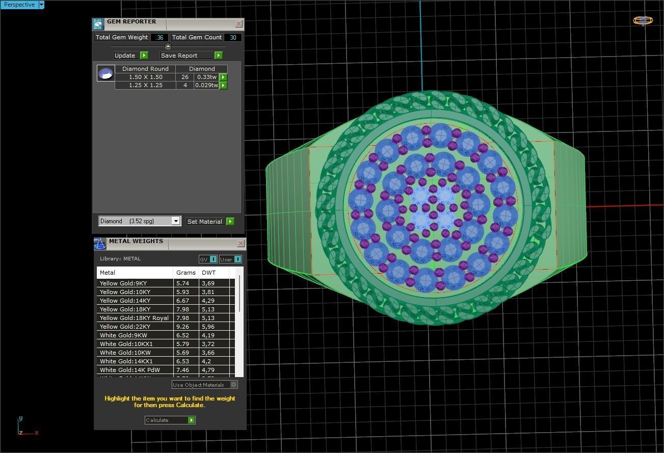 Chain ring 3D print model_3