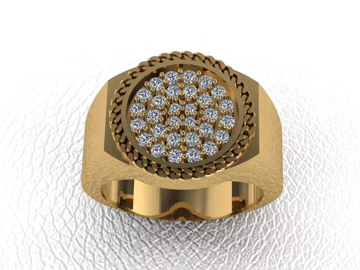 Chain ring 3D print model_0