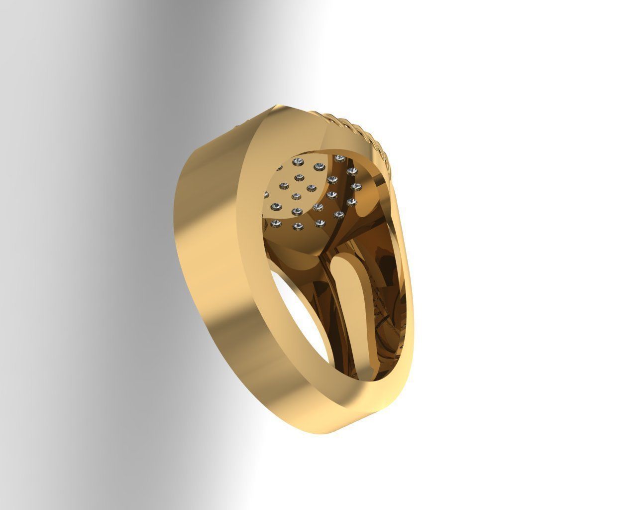 Chain ring 3D print model_2